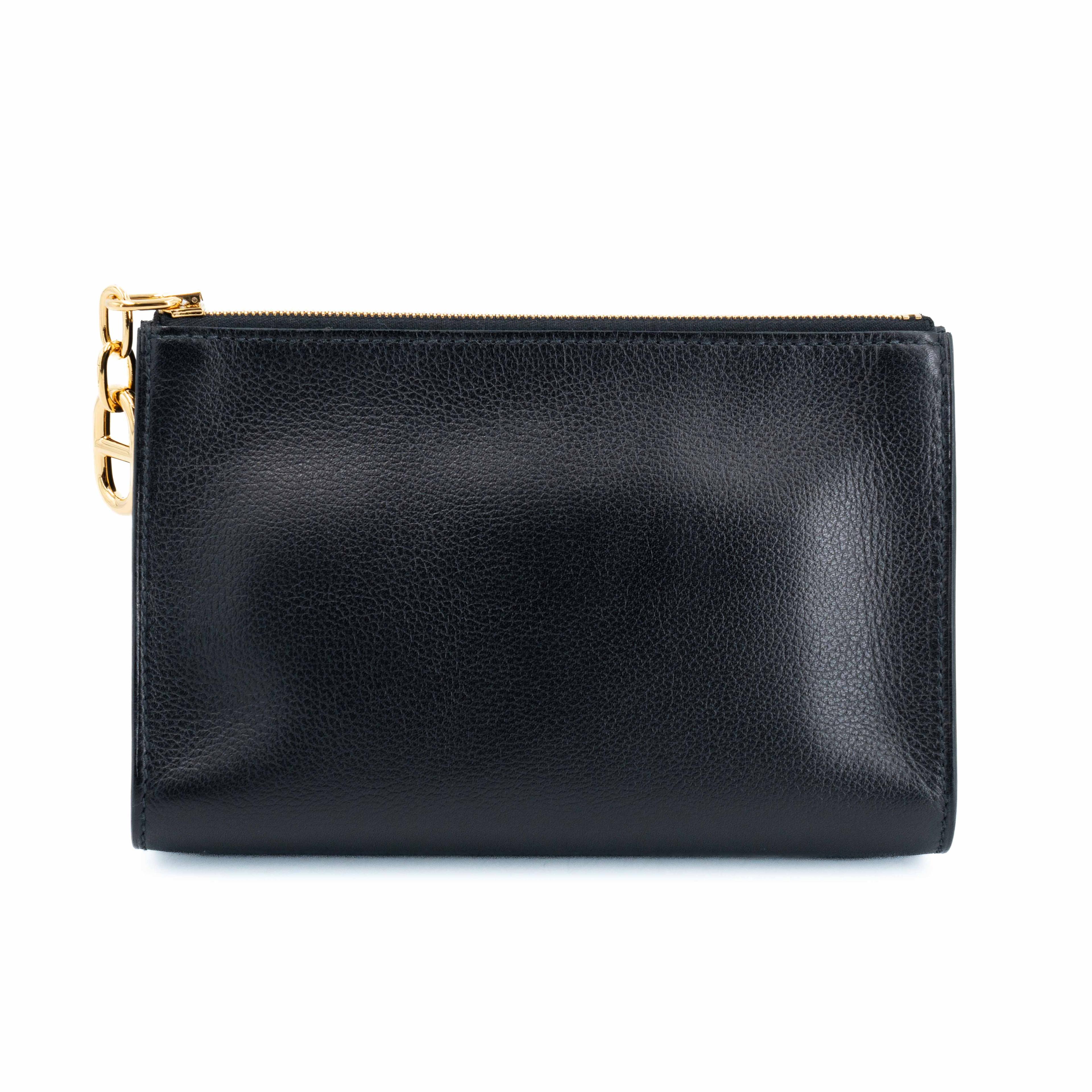未使用保存品 HERMÈS 愛馬仕 Zipengo Chaine d'Ancre PM 錨鏈手拿包 / 收納包 89 黑色 Noir (Black) Evergrain皮 金扣 B刻 2023年 - 1