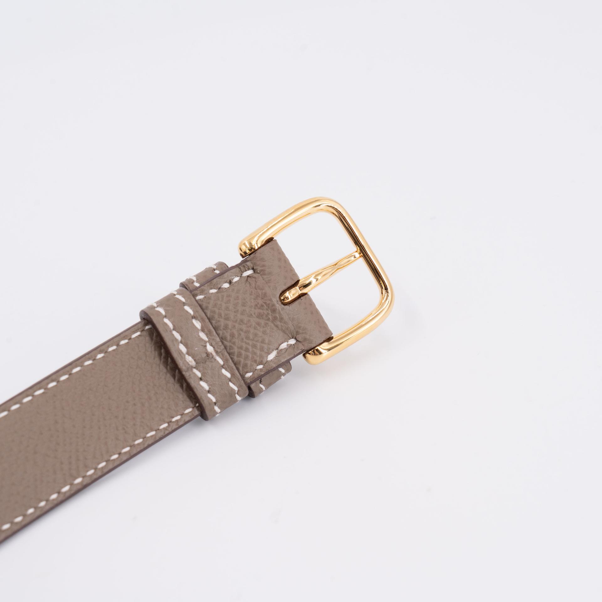 ランク NS 未使用品 HERMÈS エルメス デッラカヴァレリア ミニ エトゥープ (18) エプソン ゴールド金具 B刻印 (2023) - 6