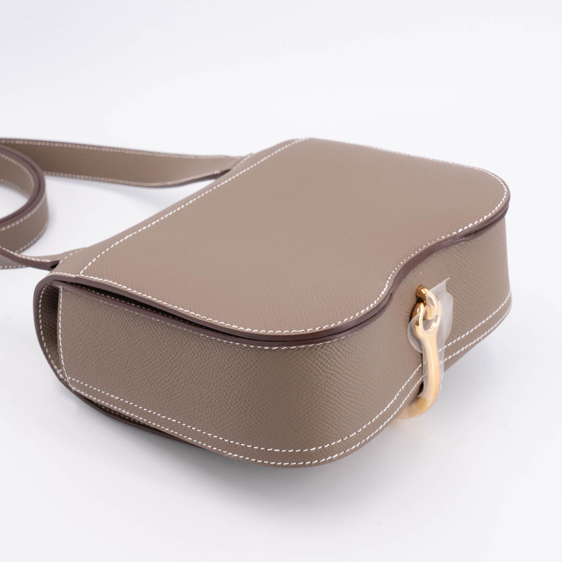 ランク NS 未使用品 HERMÈS エルメス デッラカヴァレリア ミニ エトゥープ (18) エプソン ゴールド金具 B刻印 (2023) - 12