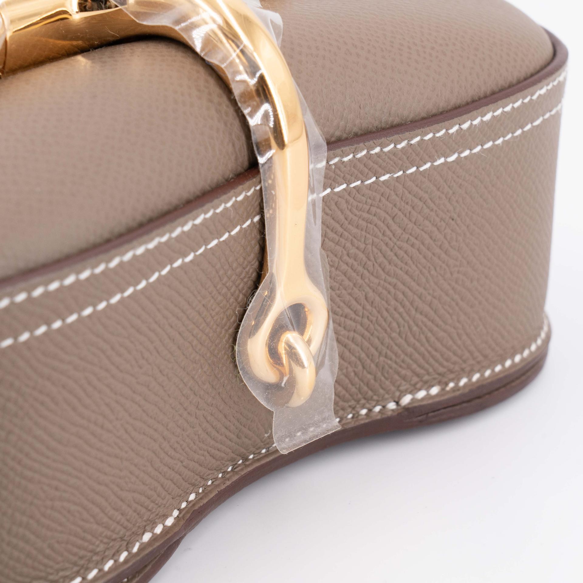 ランク NS 未使用品 HERMÈS エルメス デッラカヴァレリア ミニ エトゥープ (18) エプソン ゴールド金具 B刻印 (2023) - 8