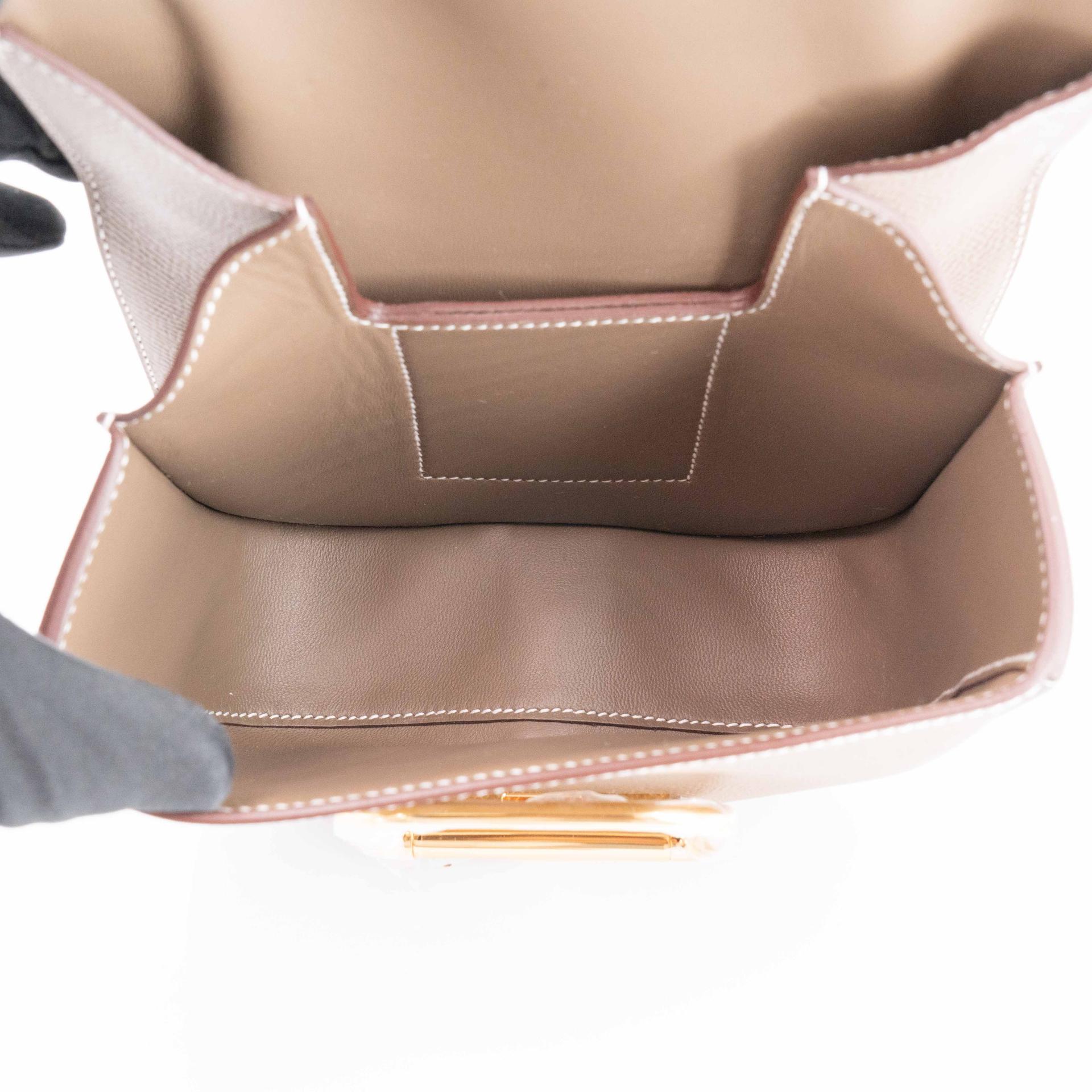 ランク NS 未使用品 HERMÈS エルメス デッラカヴァレリア ミニ エトゥープ (18) エプソン ゴールド金具 B刻印 (2023) - 16