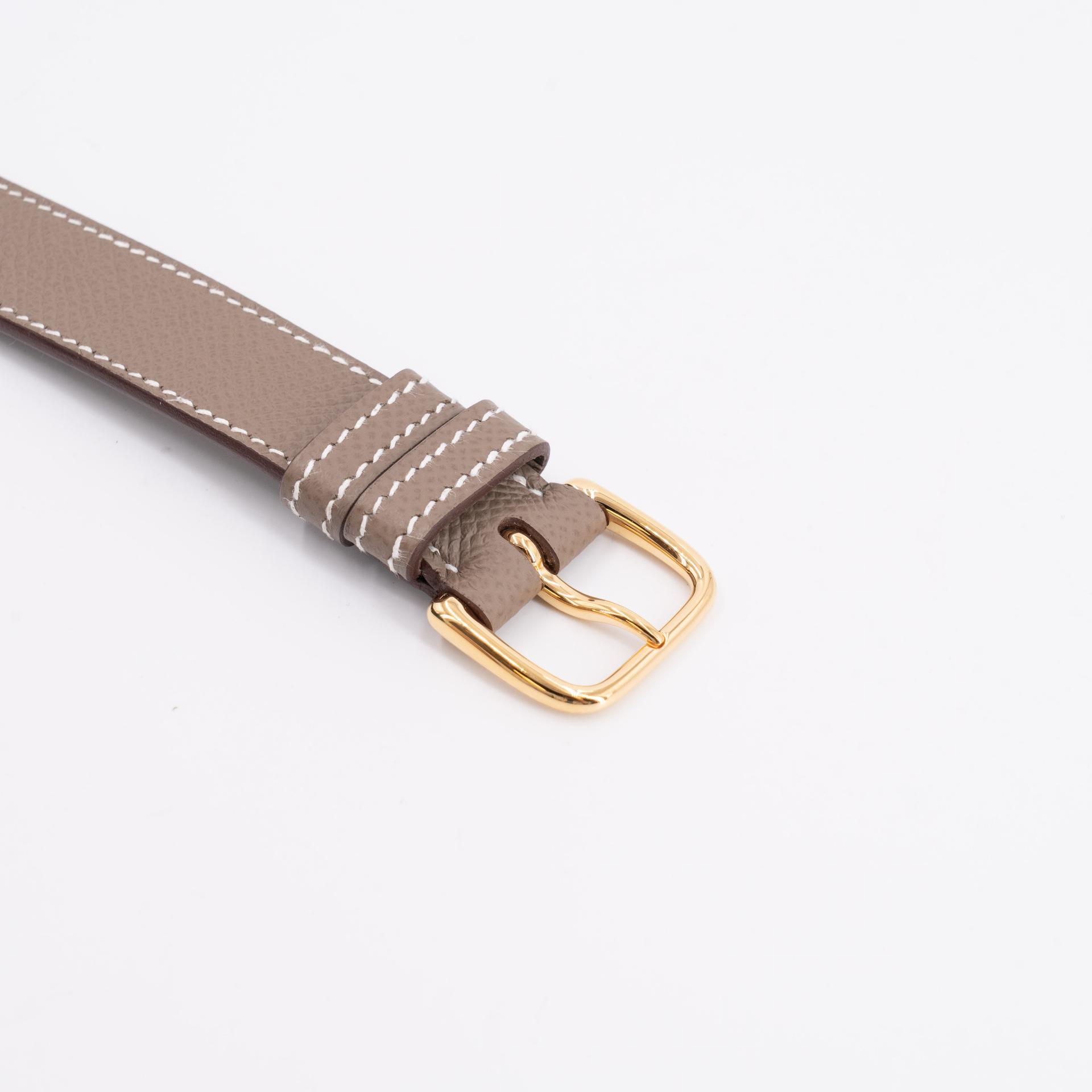 ランク NS 未使用品 HERMÈS エルメス デッラカヴァレリア ミニ エトゥープ (18) エプソン ゴールド金具 B刻印 (2023) - 5