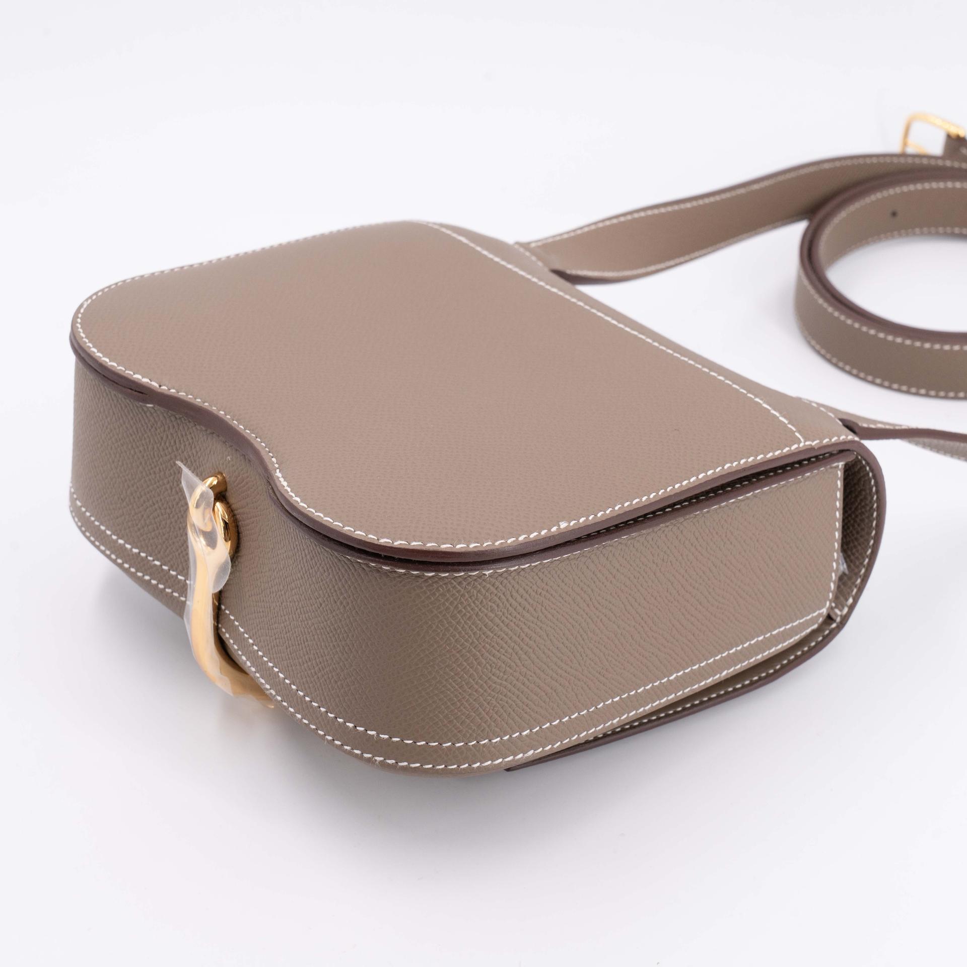 ランク NS 未使用品 HERMÈS エルメス デッラカヴァレリア ミニ エトゥープ (18) エプソン ゴールド金具 B刻印 (2023) - 11