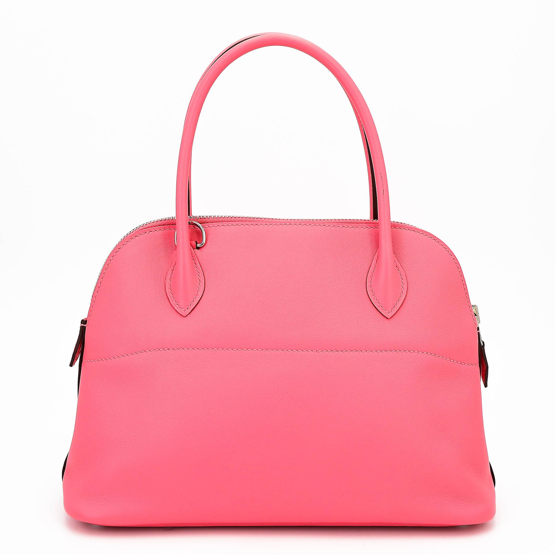 ランク SA HERMÈS エルメス ボリード27 ローズアザレ (8W) スイフト シルバー金具 A刻印 (2017) - 2
