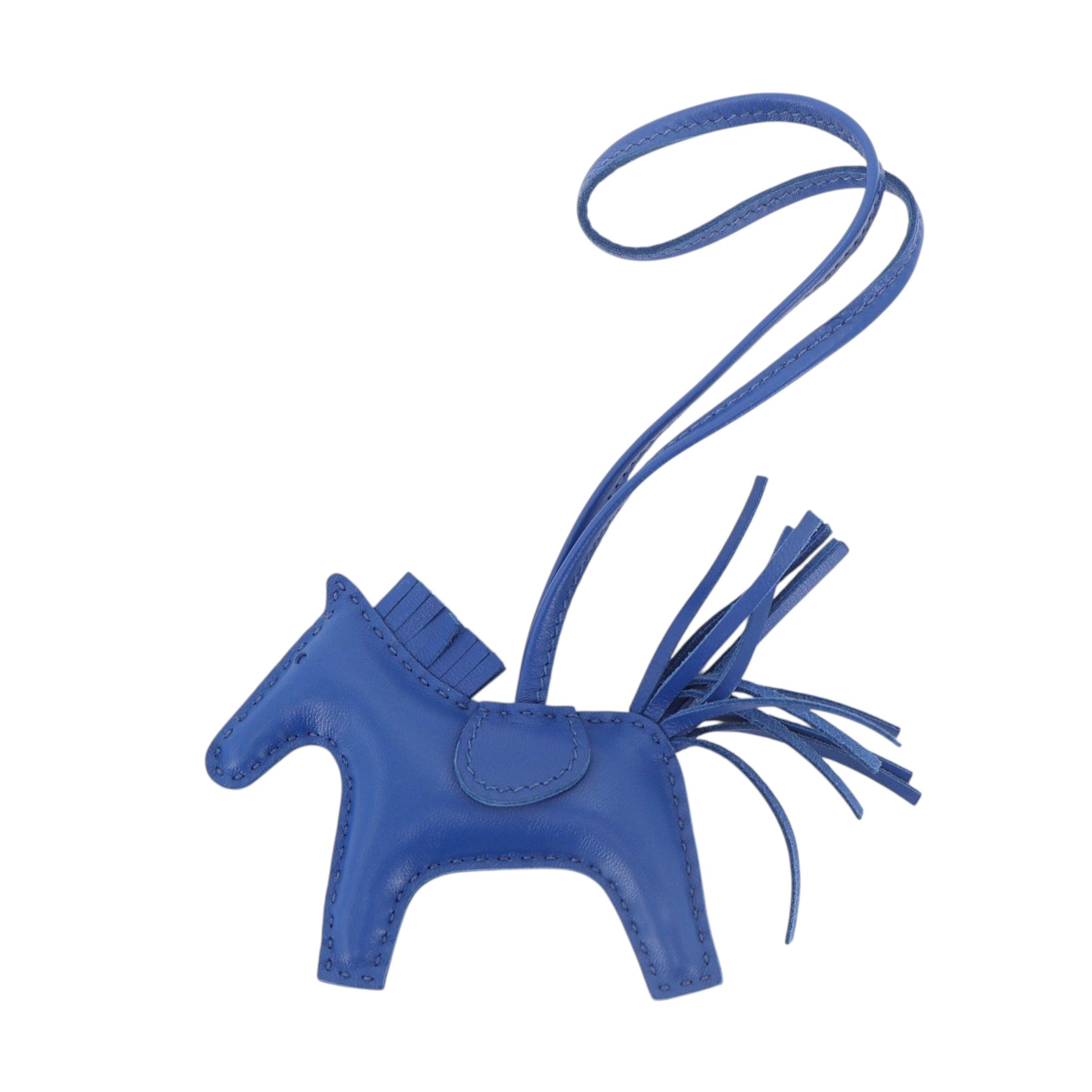 Very Good ( Rank A) HERMÈS Rodeo PM Bleu France (71) Agneau U (2022) - 1
