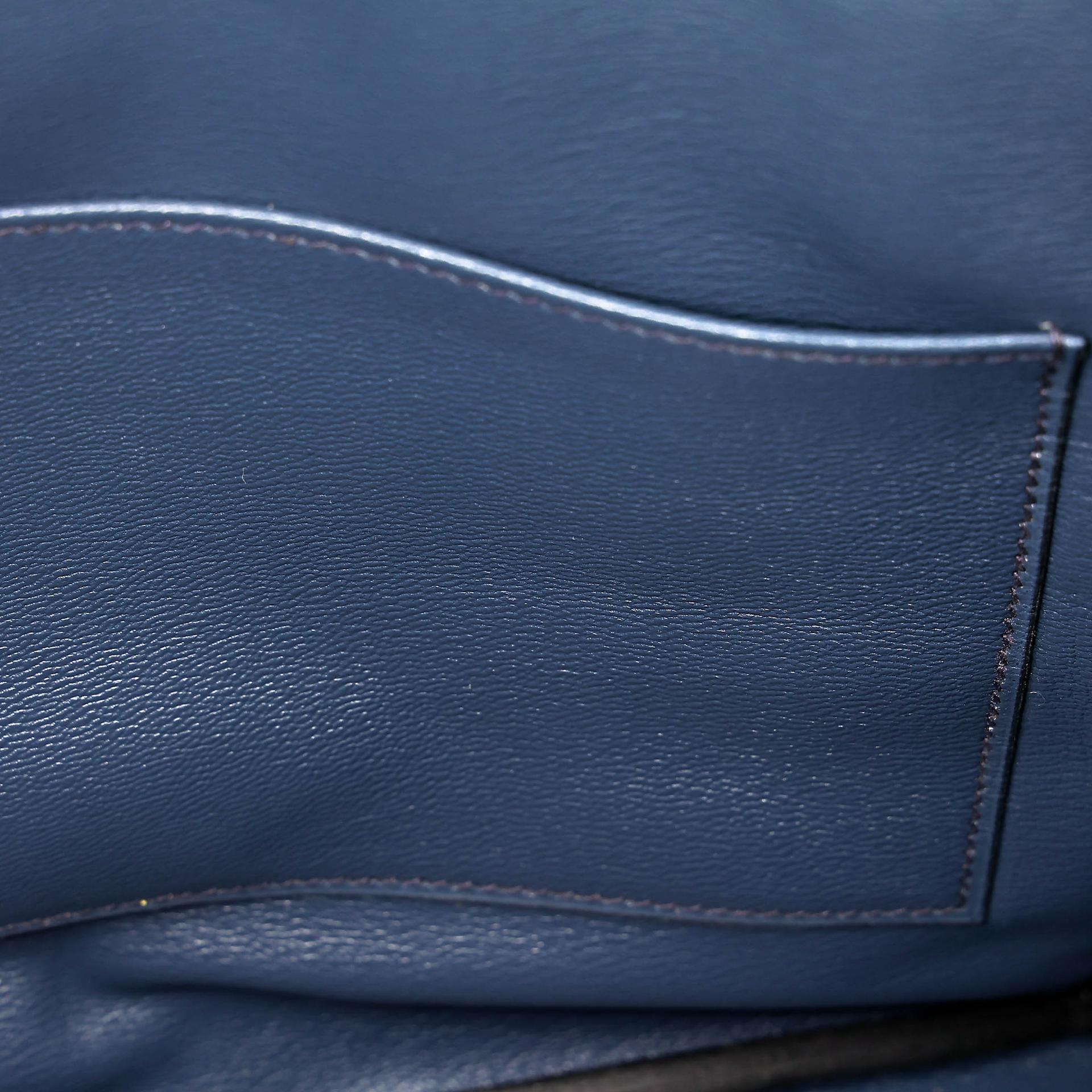 Unused ( Rank NS ) HERMÈS Special Order Birkin 30 HSS Noir (89) Colvert (1P) Matte Alligator Brushed Palladium Square R (2014) - 15