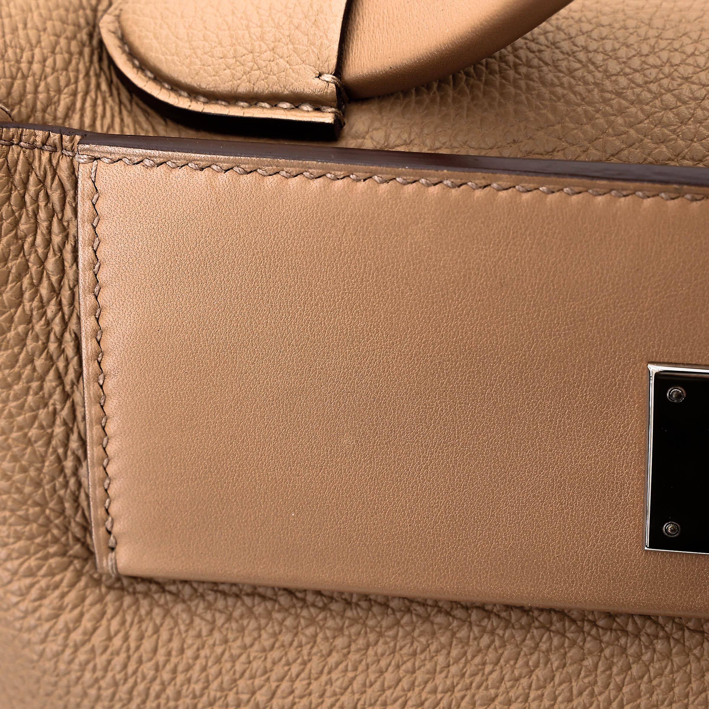 Very Good ( Rank A) HERMÈS 24/24 - 29 Biscuit (4B) Taurillon Maurice Palladium hardware Z (2021) - 18