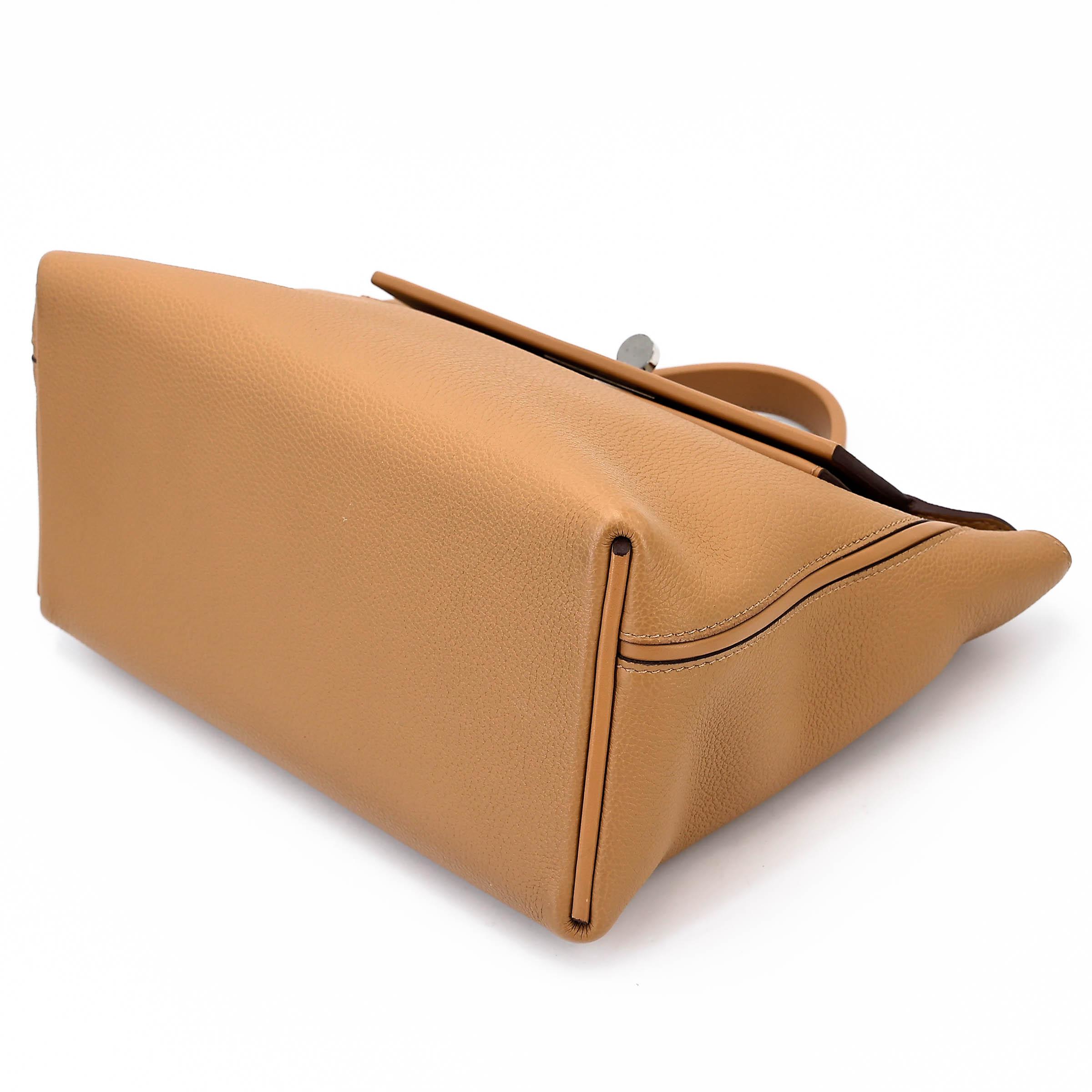 Very Good ( Rank A) HERMÈS 24/24 - 29 Biscuit (4B) Taurillon Maurice Palladium hardware Z (2021) - 4