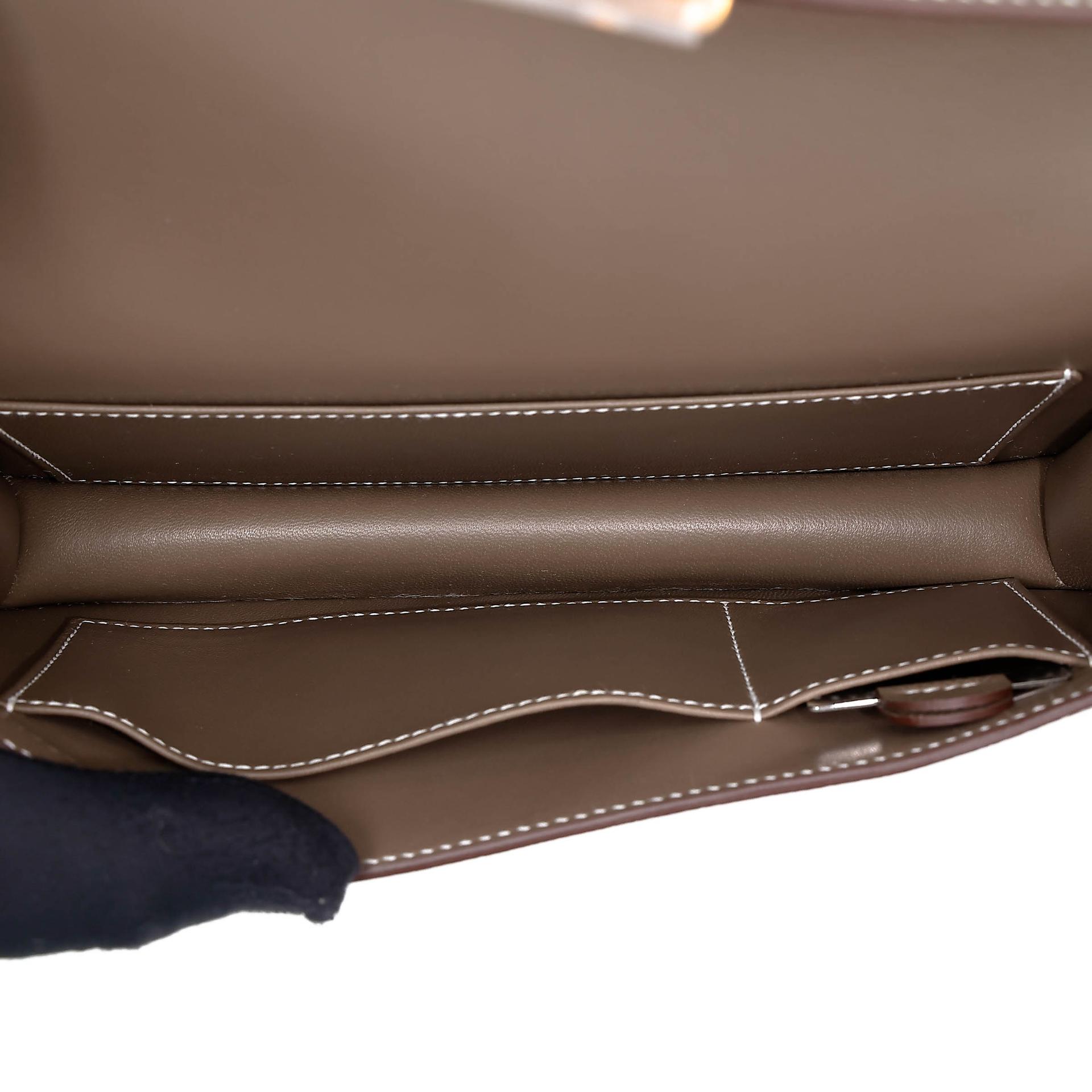 未使用保存品 HERMÈS 愛馬仕 Constance 康康 Elan 18 大象灰 Etoupe Epsom牛皮 玫瑰金扣 W刻 2024年 - 18