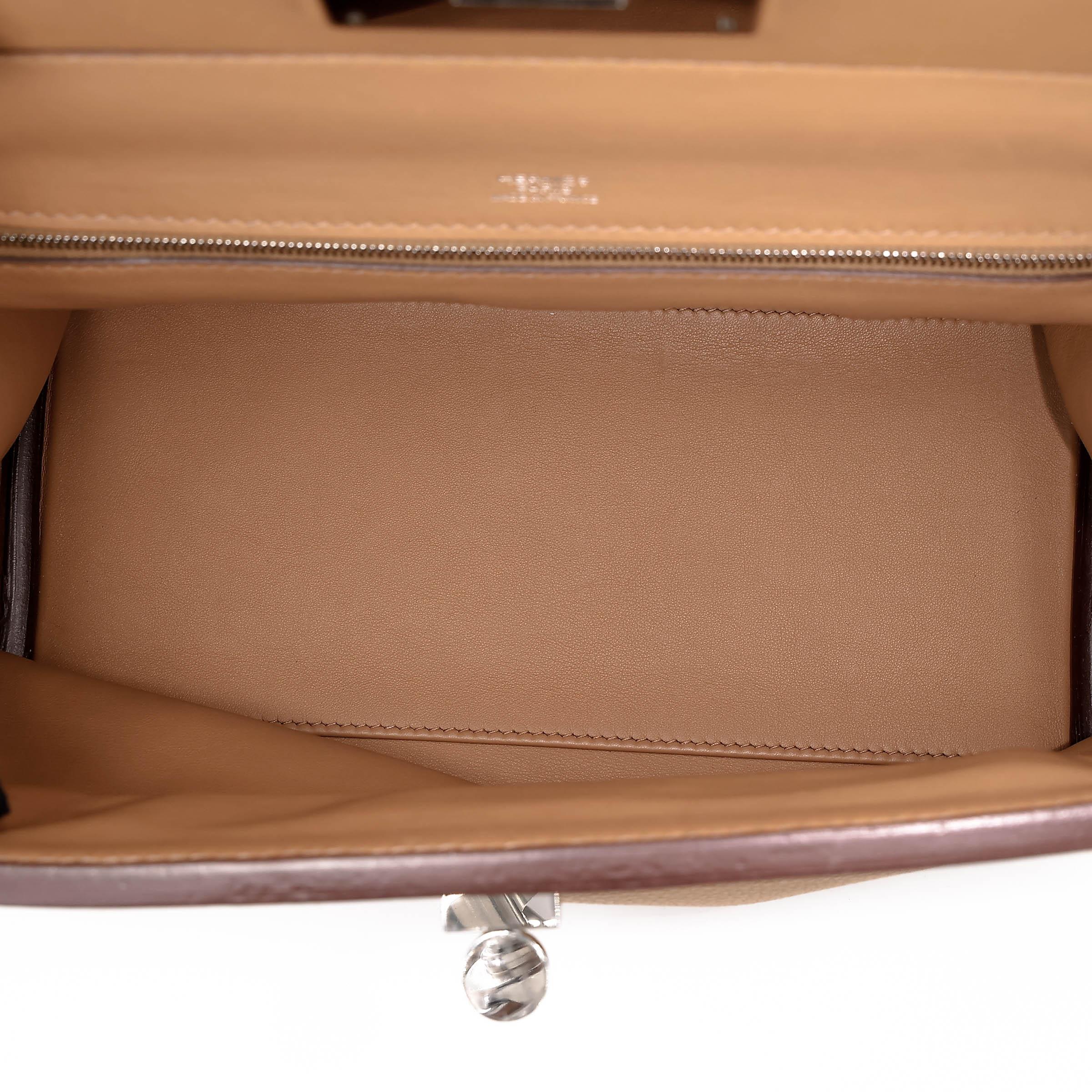 Very Good ( Rank A) HERMÈS 24/24 - 29 Biscuit (4B) Taurillon Maurice Palladium hardware Z (2021) - 26
