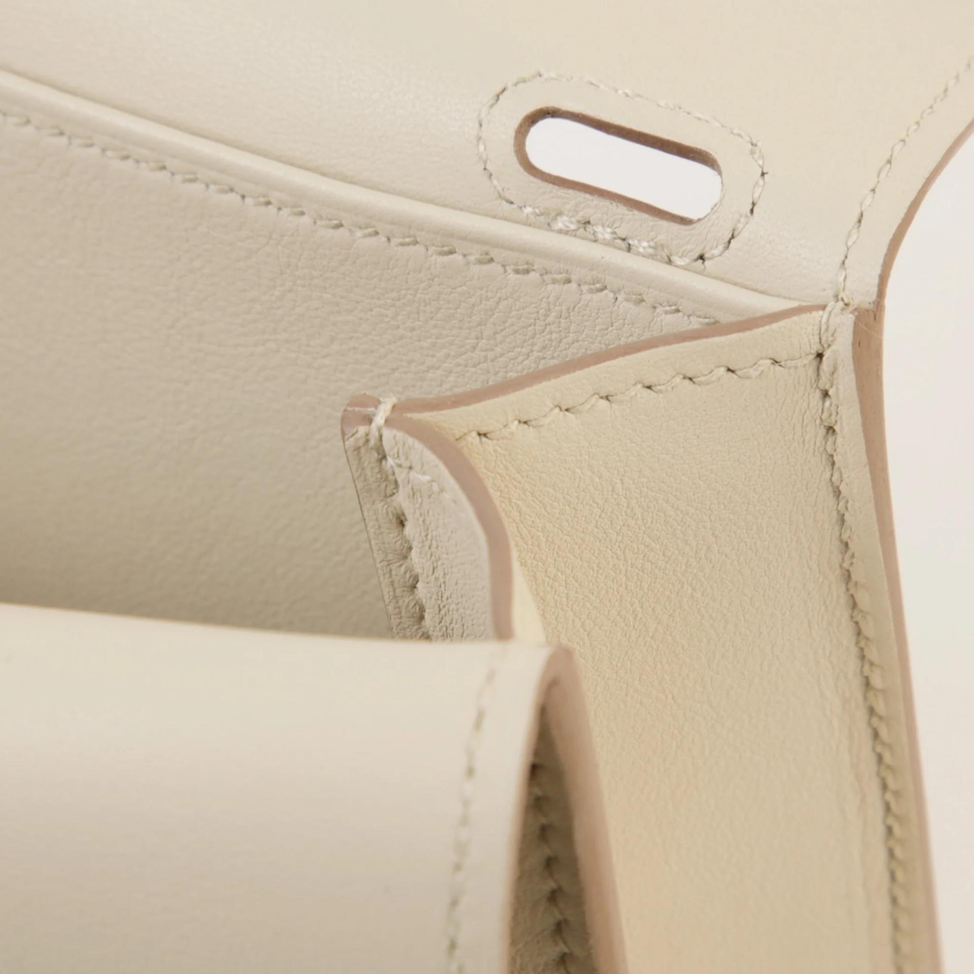 ランク A HERMÈS エルメス アルザンミニ ベトン (8L) スイフト シルバー金具 W刻印 (2024) - 9