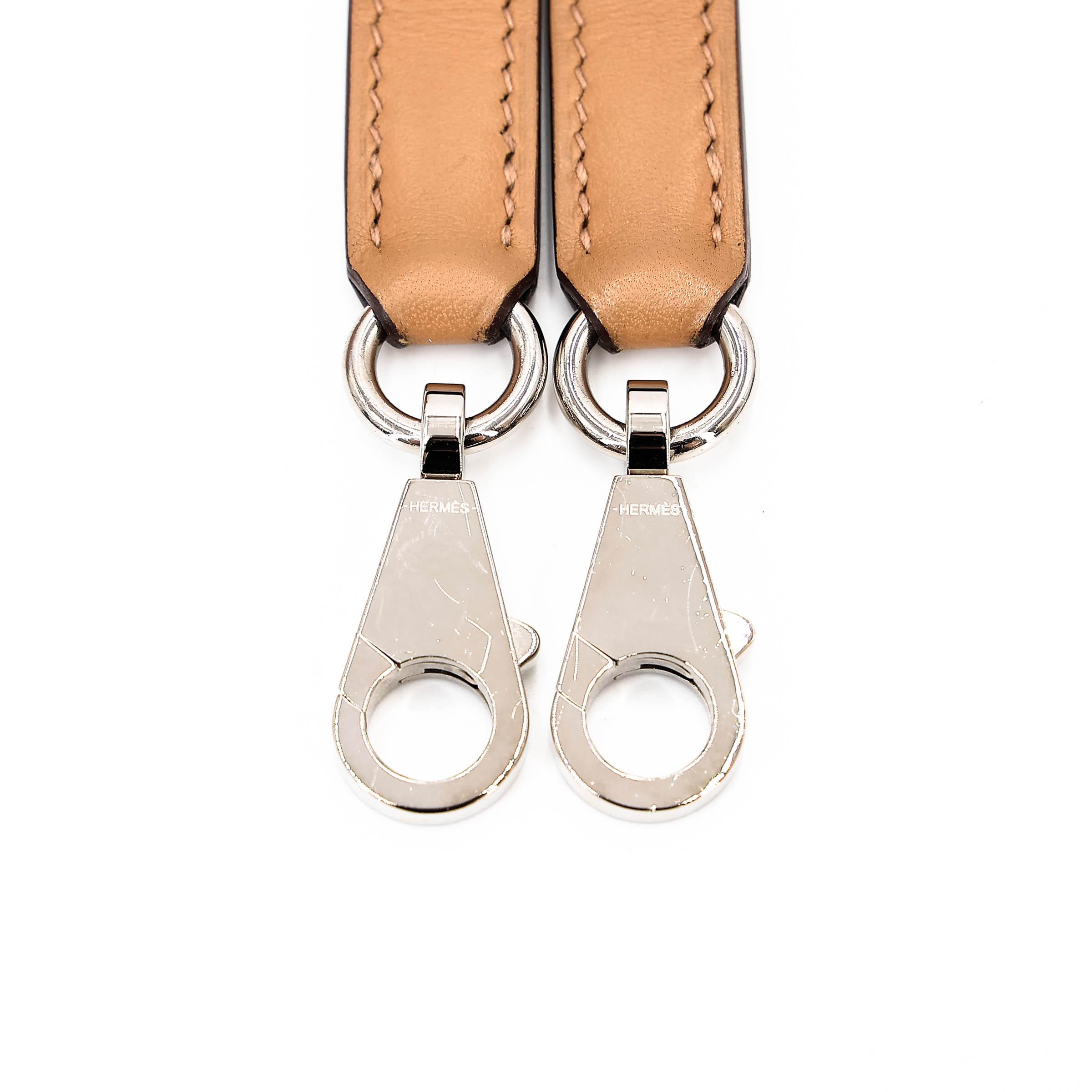 Very Good ( Rank A) HERMÈS 24/24 - 29 Biscuit (4B) Taurillon Maurice Palladium hardware Z (2021) - 28