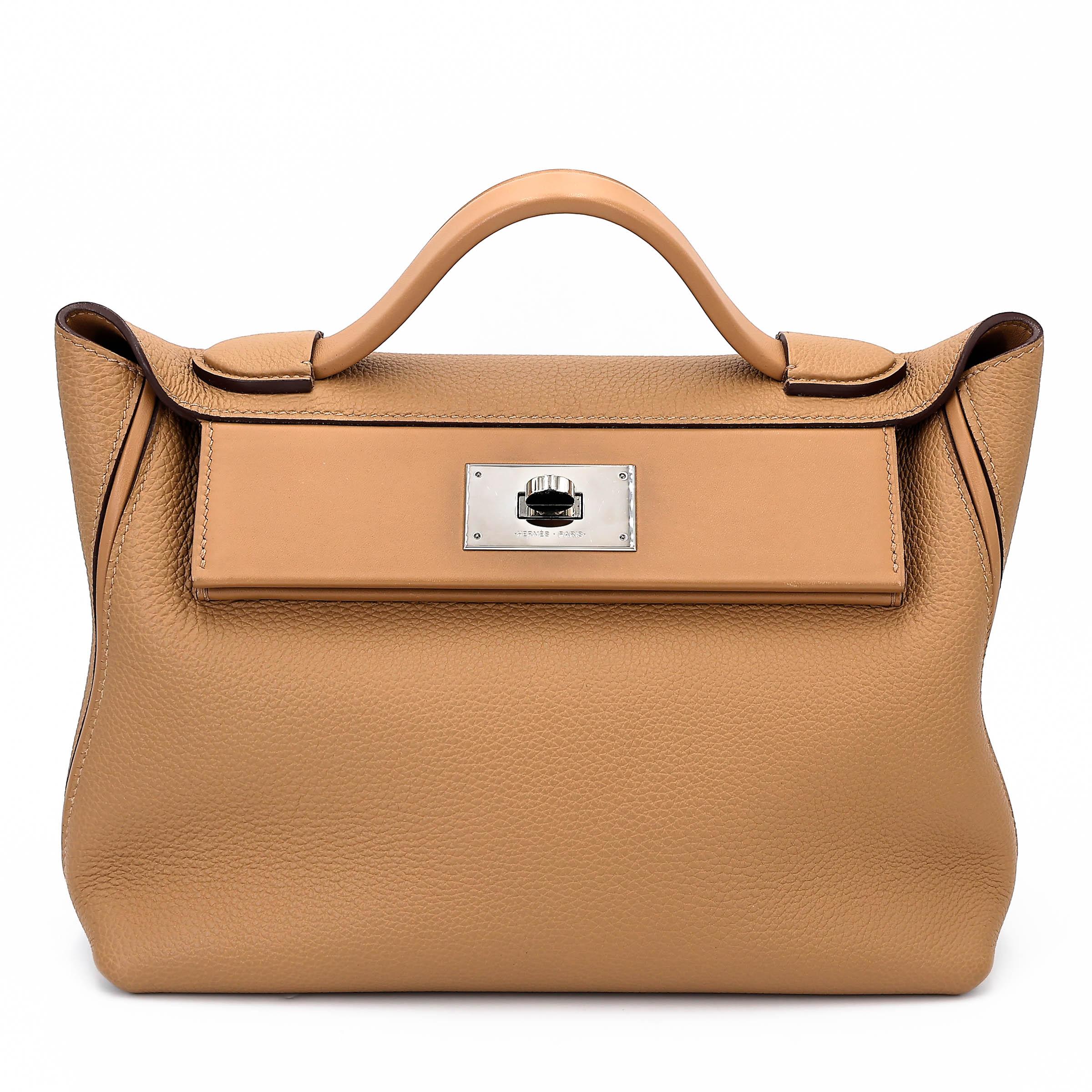 Very Good ( Rank A) HERMÈS 24/24 - 29 Biscuit (4B) Taurillon Maurice Palladium hardware Z (2021) - 1