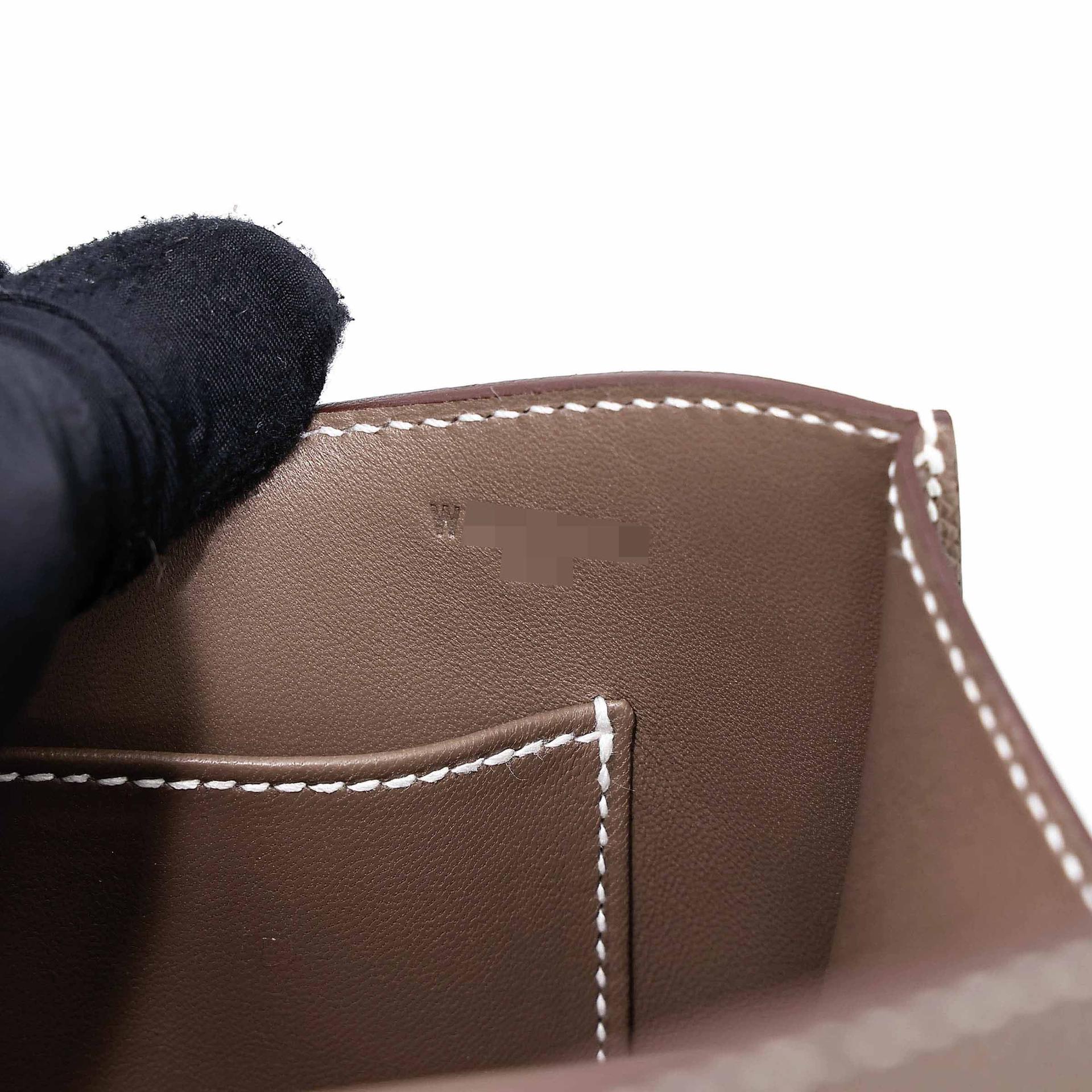 未使用保存品 HERMÈS 愛馬仕 Constance 康康 Elan 18 大象灰 Etoupe Epsom牛皮 玫瑰金扣 W刻 2024年 - 15