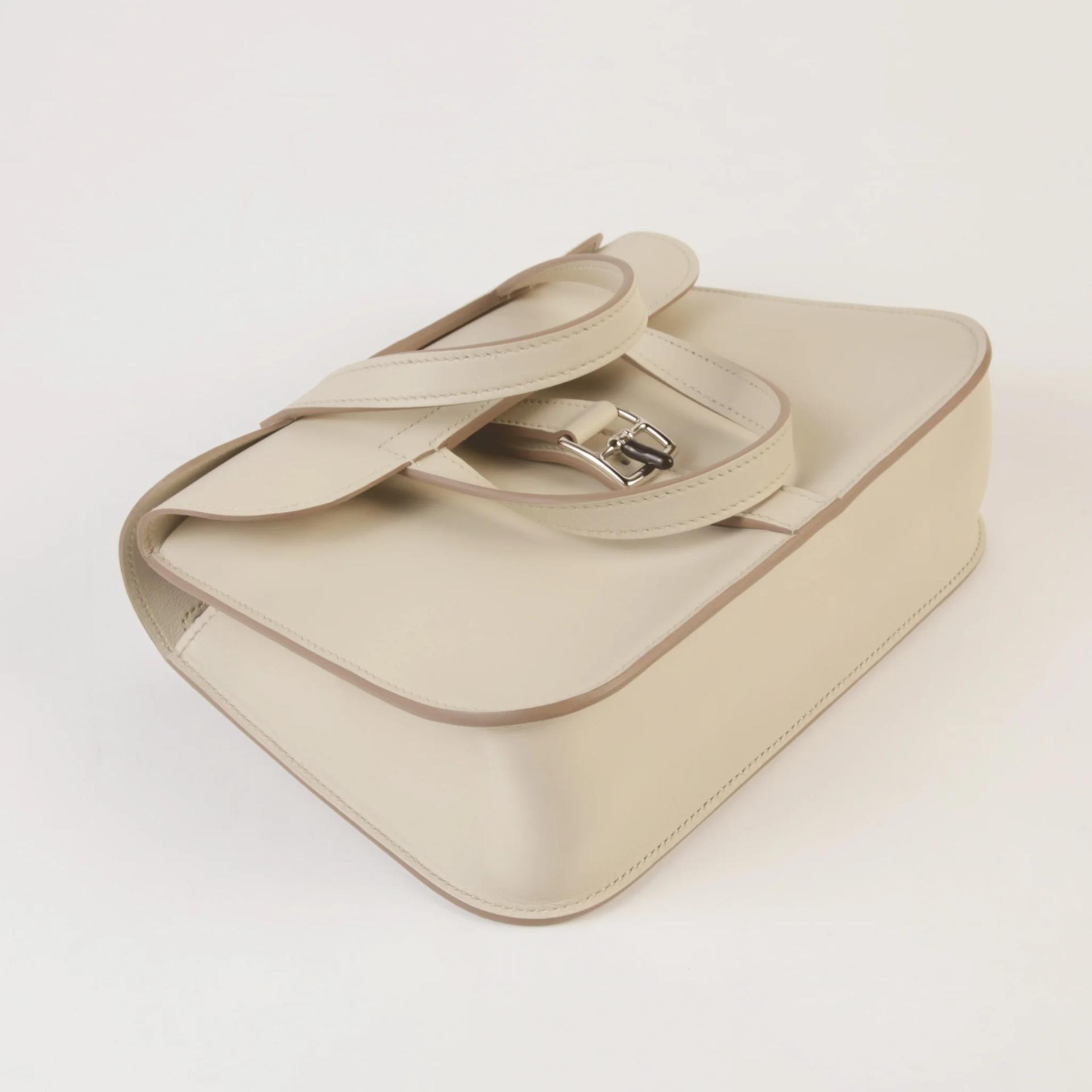 ランク A HERMÈS エルメス アルザンミニ ベトン (8L) スイフト シルバー金具 W刻印 (2024) - 5