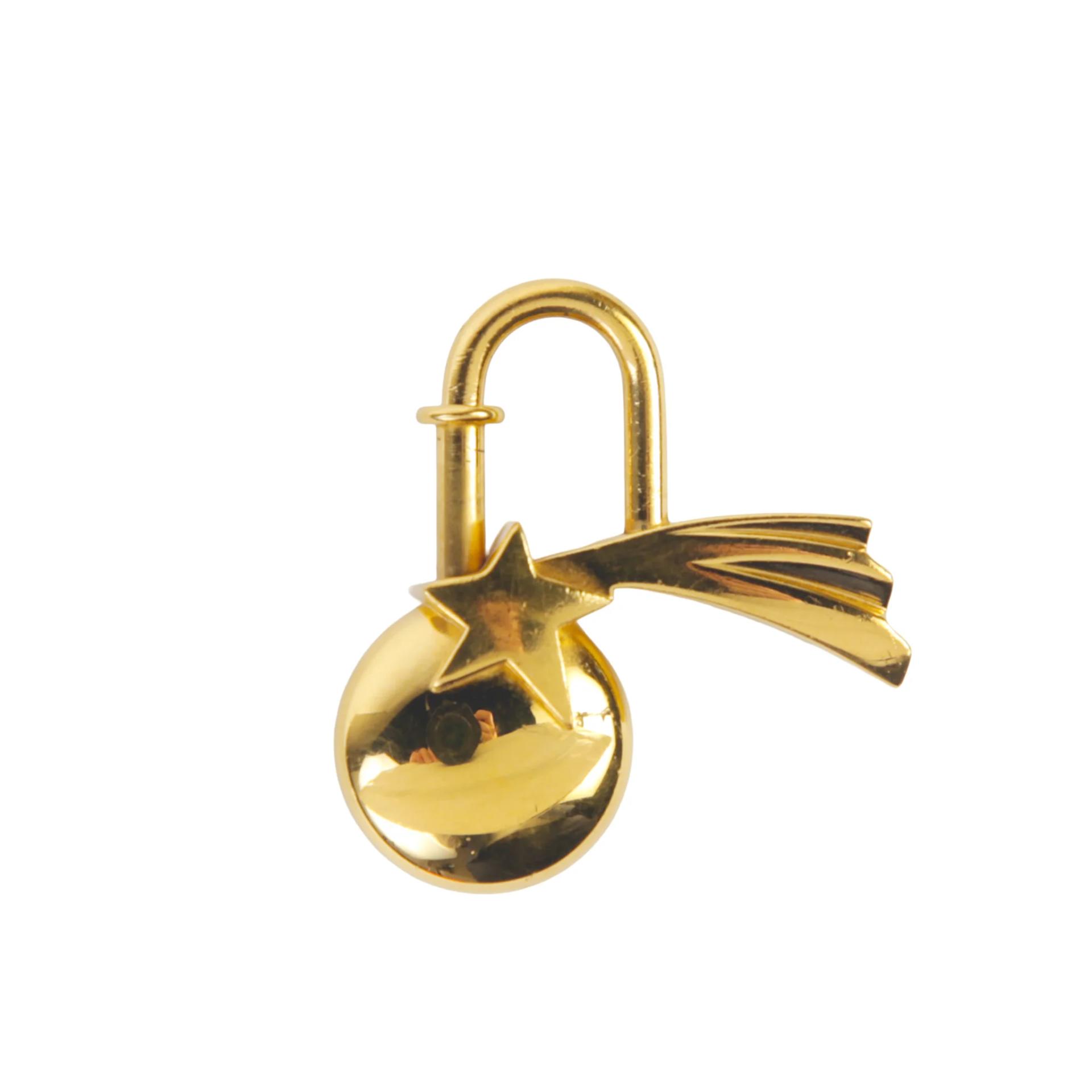 流れ星 シューティングスター　キーホルダー　カデナ エルメス 1999 Shooting Star Cadena Lock Charm, 1999 Gold | GINZA XIAOMA