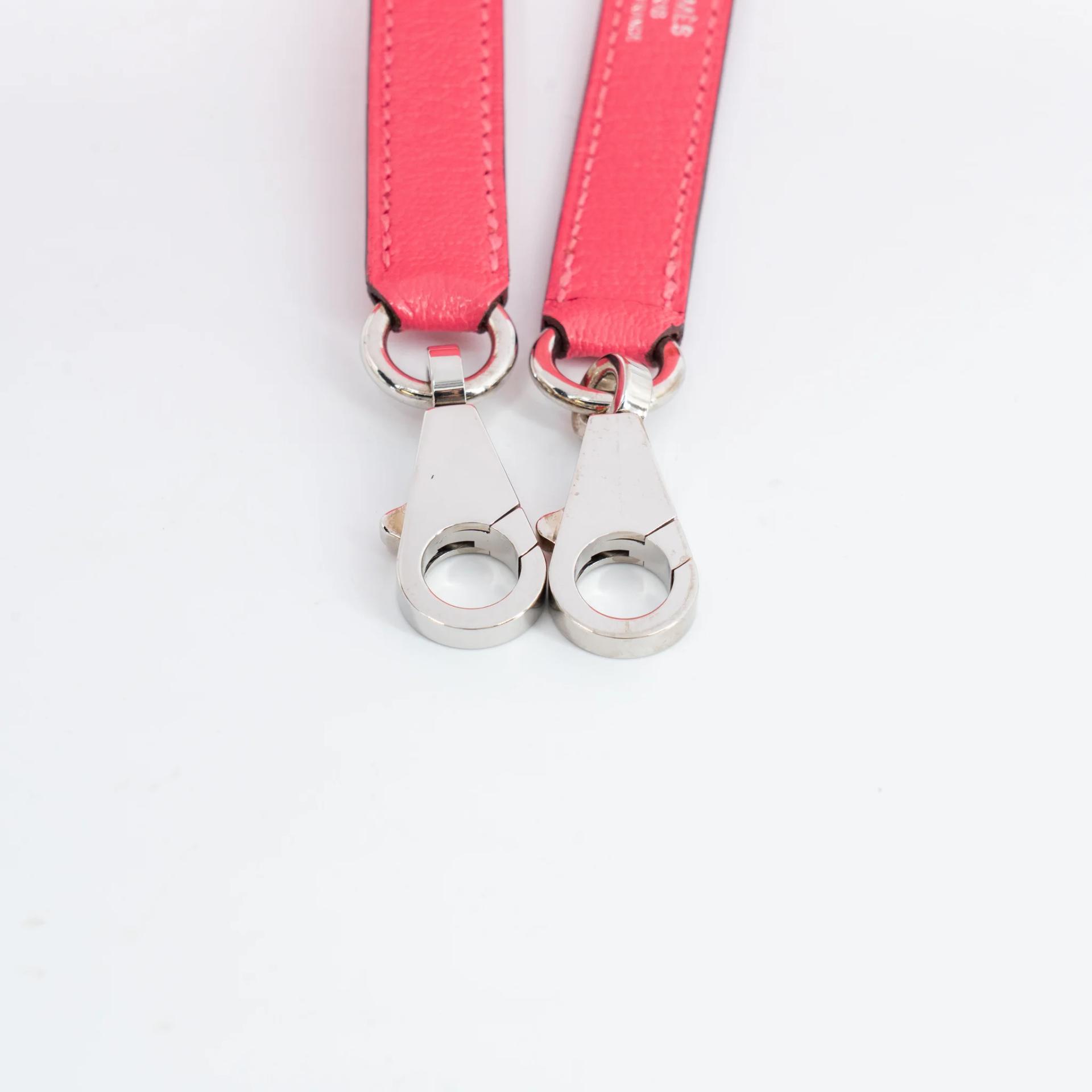 Unused ( Rank NS ) HERMÈS Kelly 25 Sellier Rose Lipstick (U5) Chevre Palladium hardware Y (2020) - 25