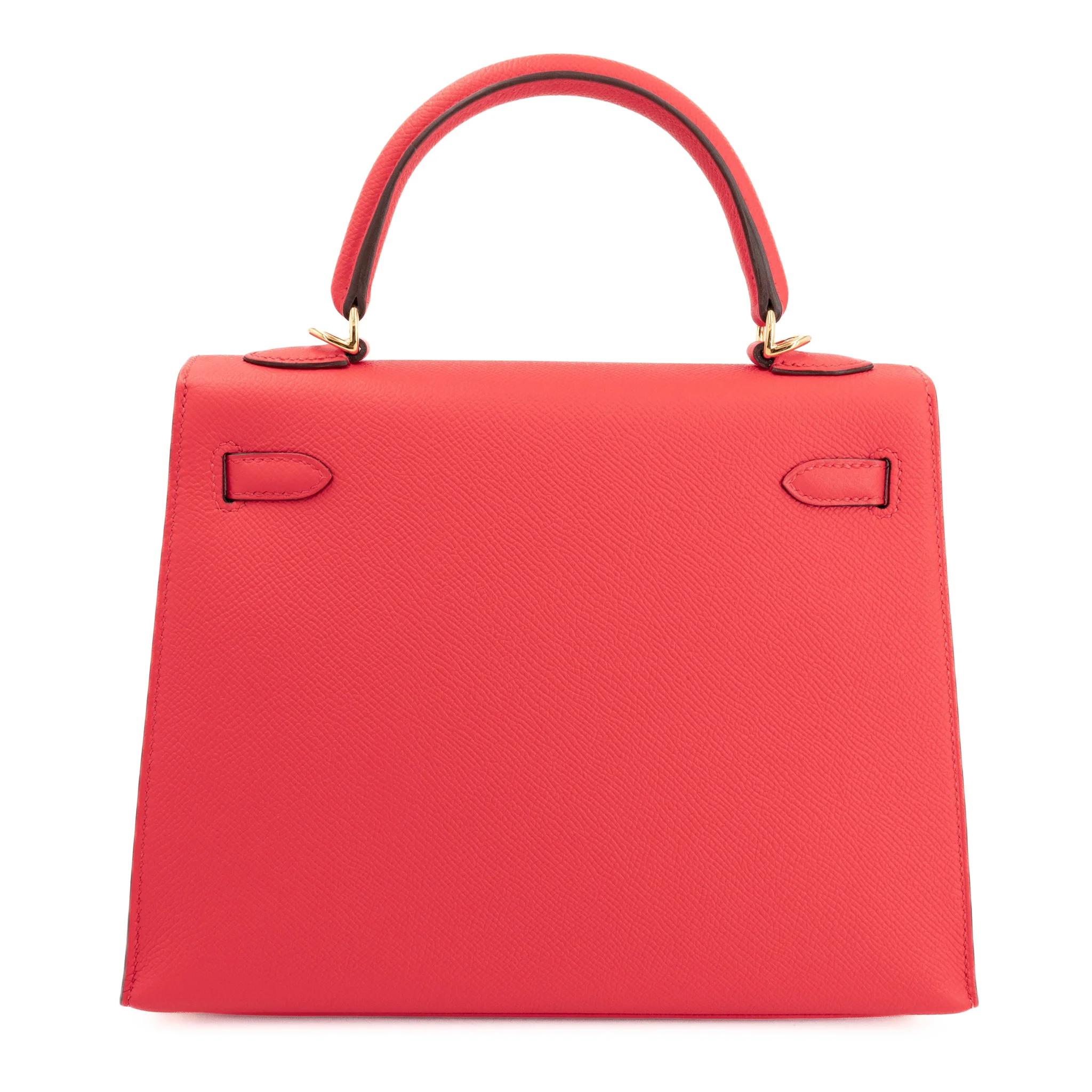 Kelly 25 外缝 S3 桃心红 Rouge De Coeur