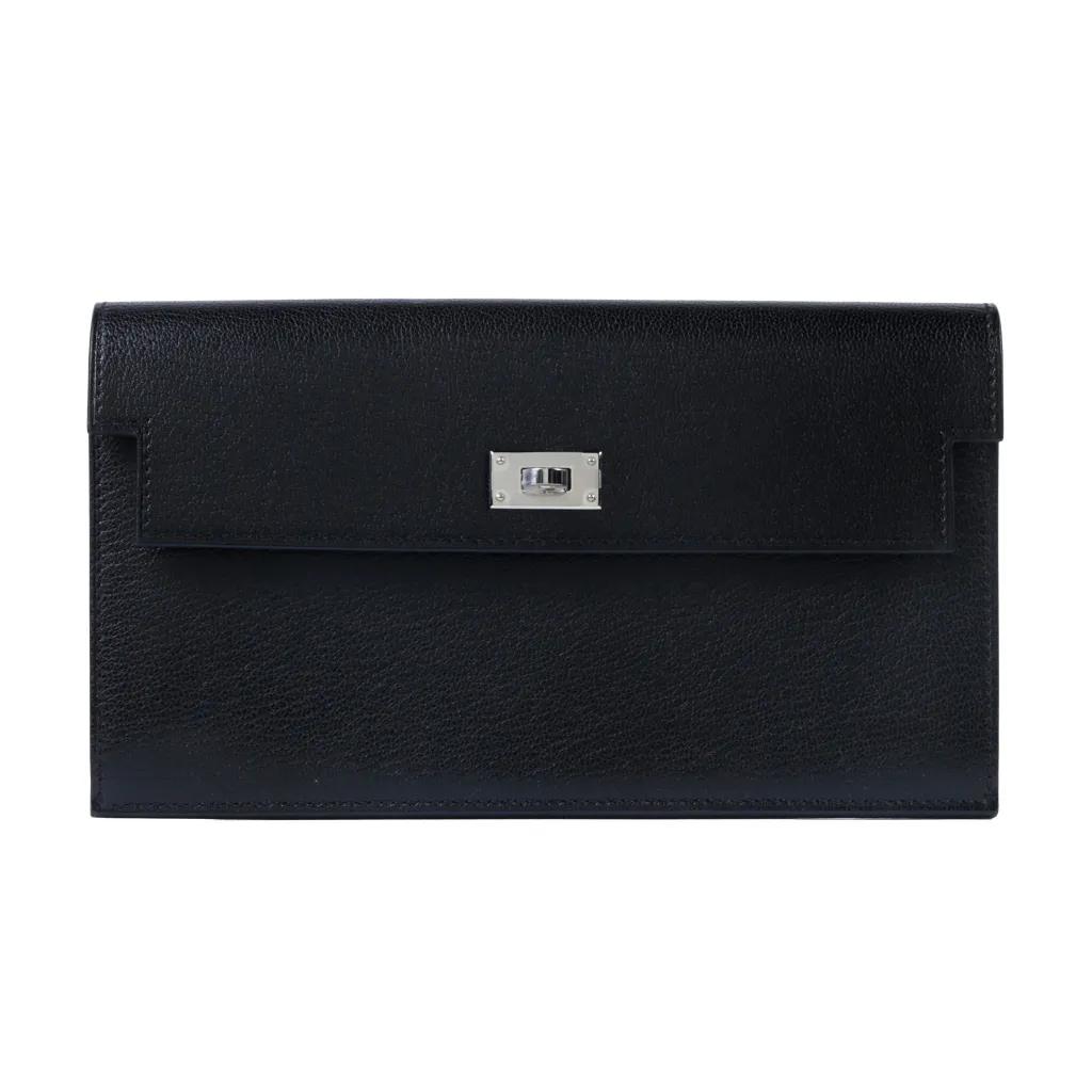 Kelly Pocket Long wallet Noir (89)