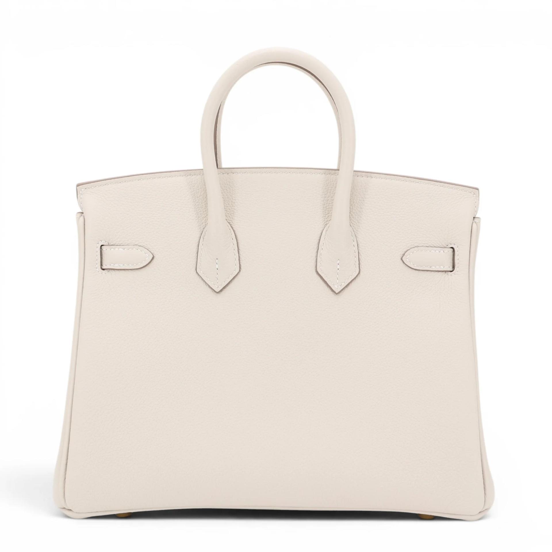 Brand New ( Rank N ) HERMÈS Birkin 25 Craie (10) Togo Gold hardware K (2025) - 2