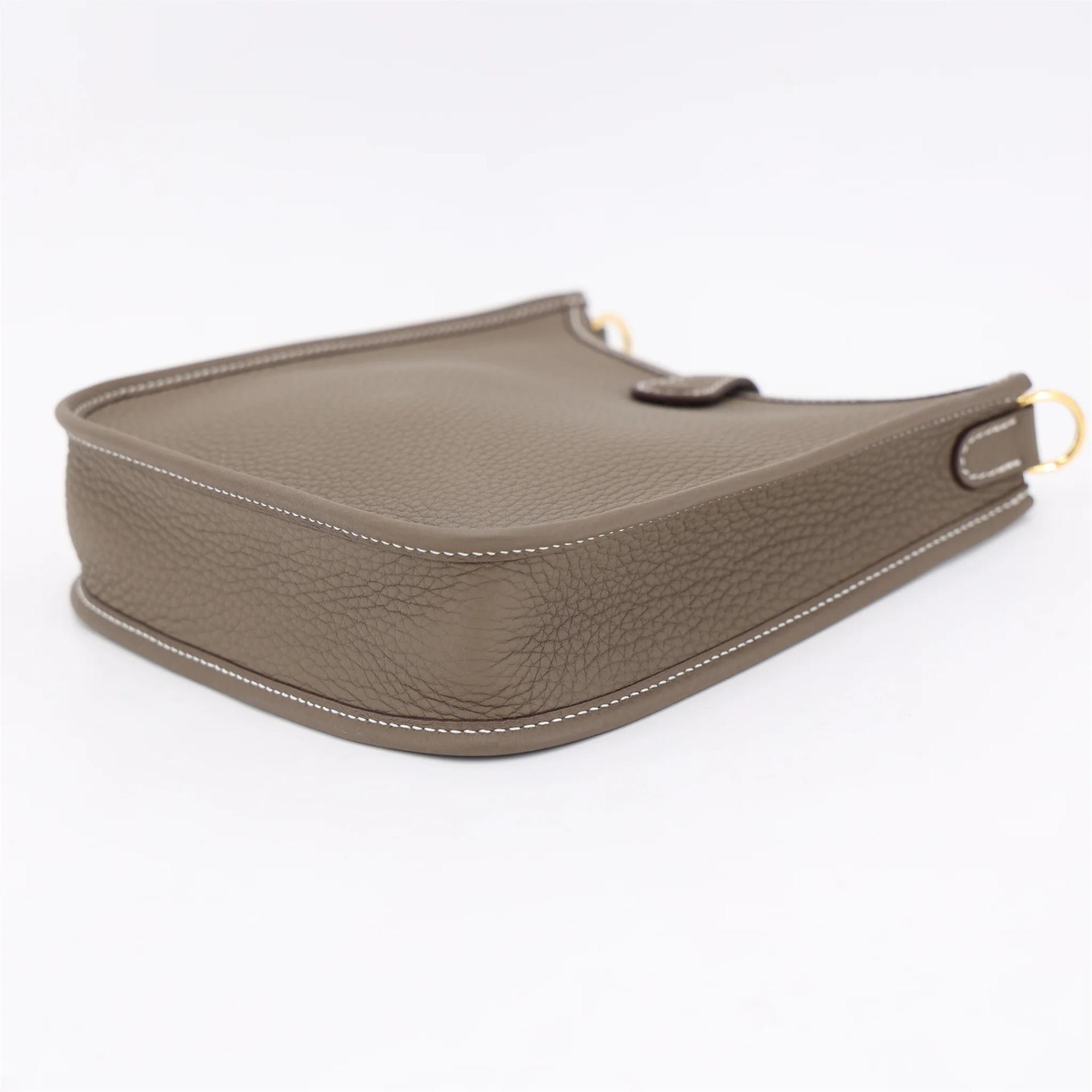 ランク NS 未使用品 HERMÈS エルメス エブリンTPM バンドリエール112cm エトゥープ (18) トリヨン ゴールド金具 W刻印 (2024) - 6