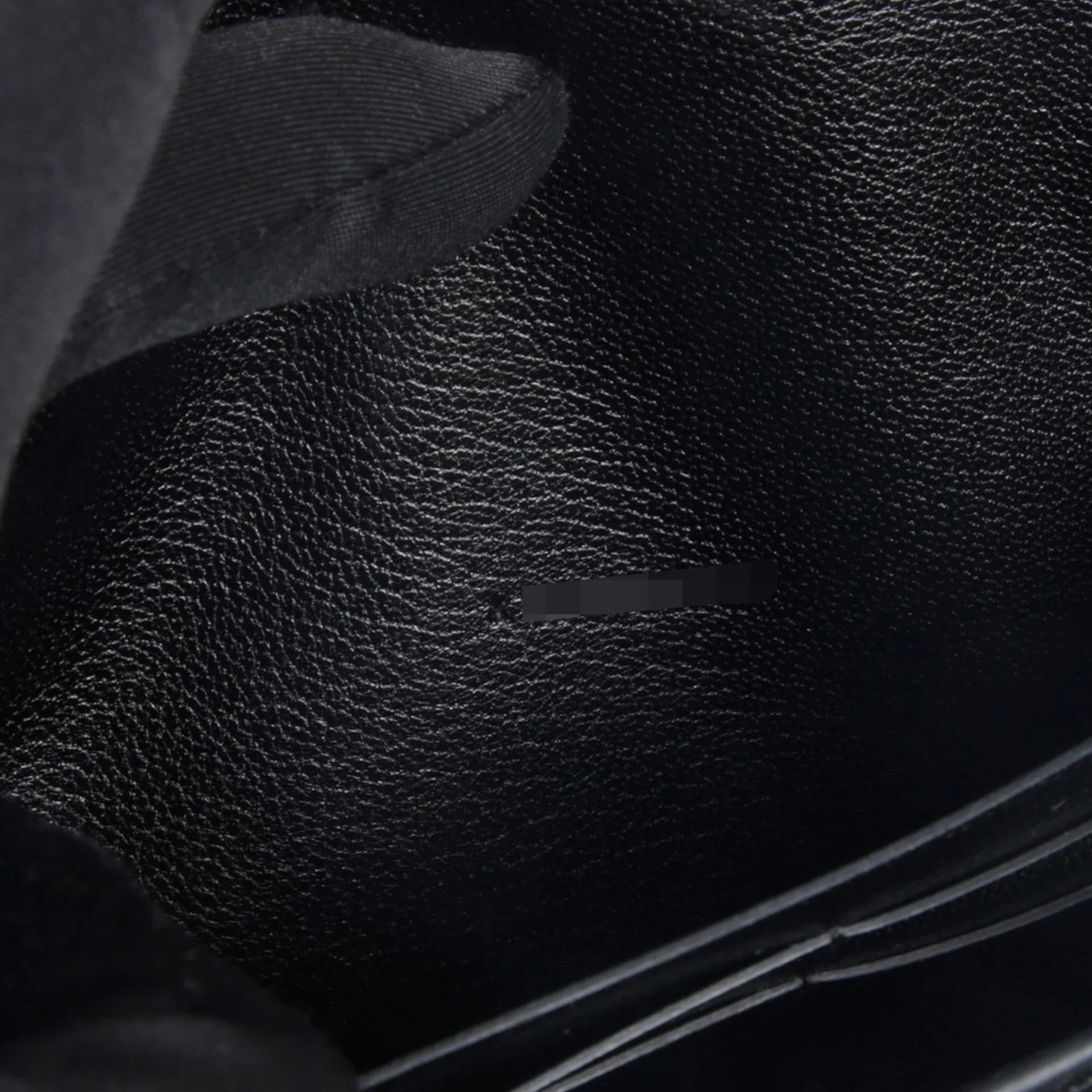 Brand New ( Rank N ) HERMÈS Kelly Pocket Long wallet Noir (89) Chamkila Palladium hardware K (2025) - 13