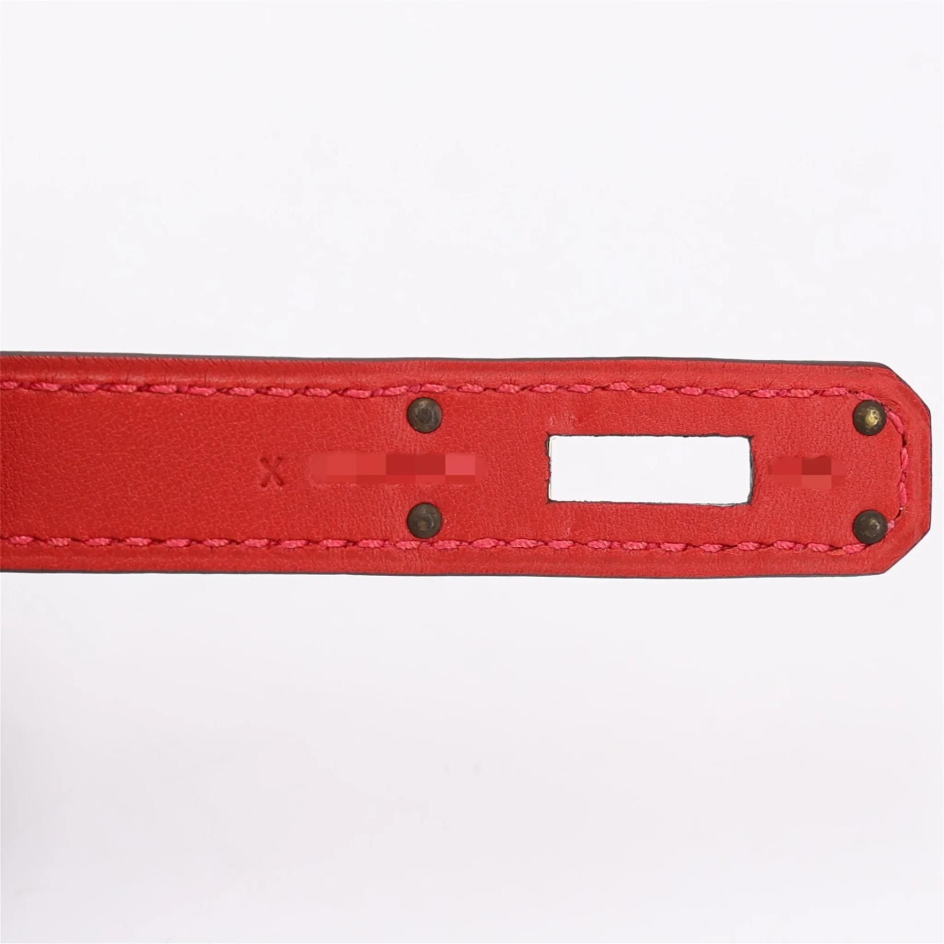 Unused ( Rank NS ) HERMÈS Kelly Cut Rouge Casaque (Q5) Swift Gold hardware X (2016) - 15
