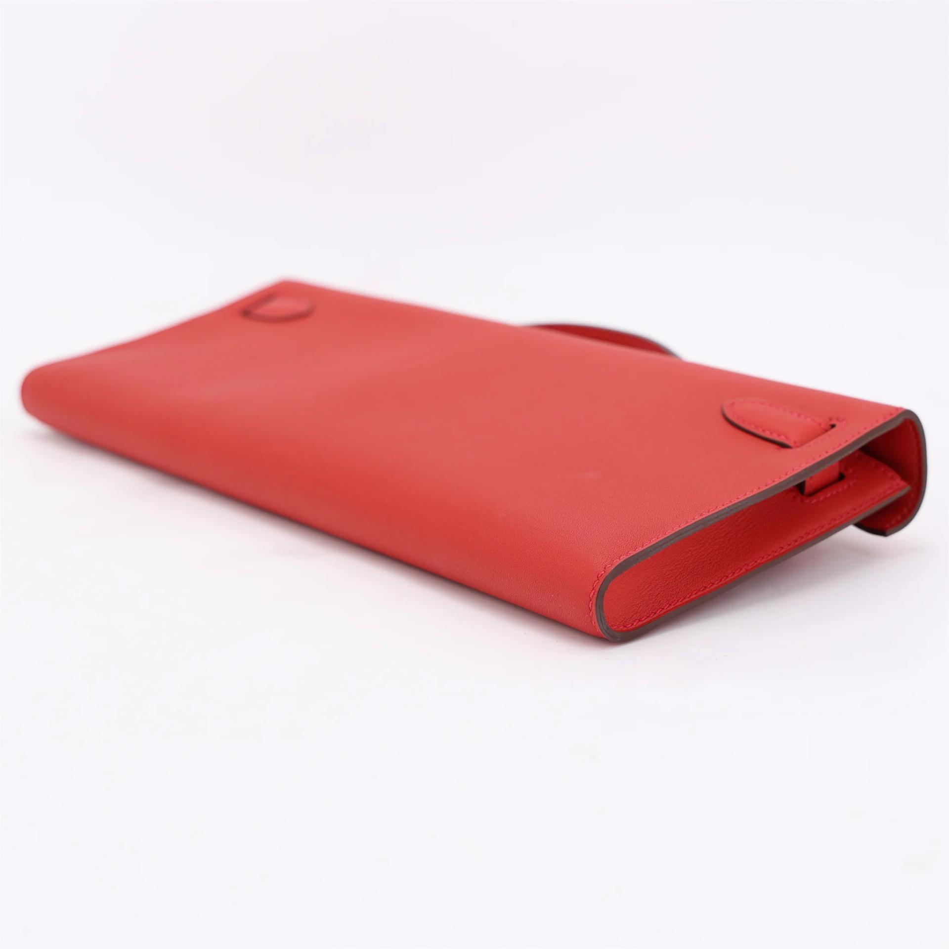 Unused ( Rank NS ) HERMÈS Kelly Cut Rouge Casaque (Q5) Swift Gold hardware X (2016) - 7