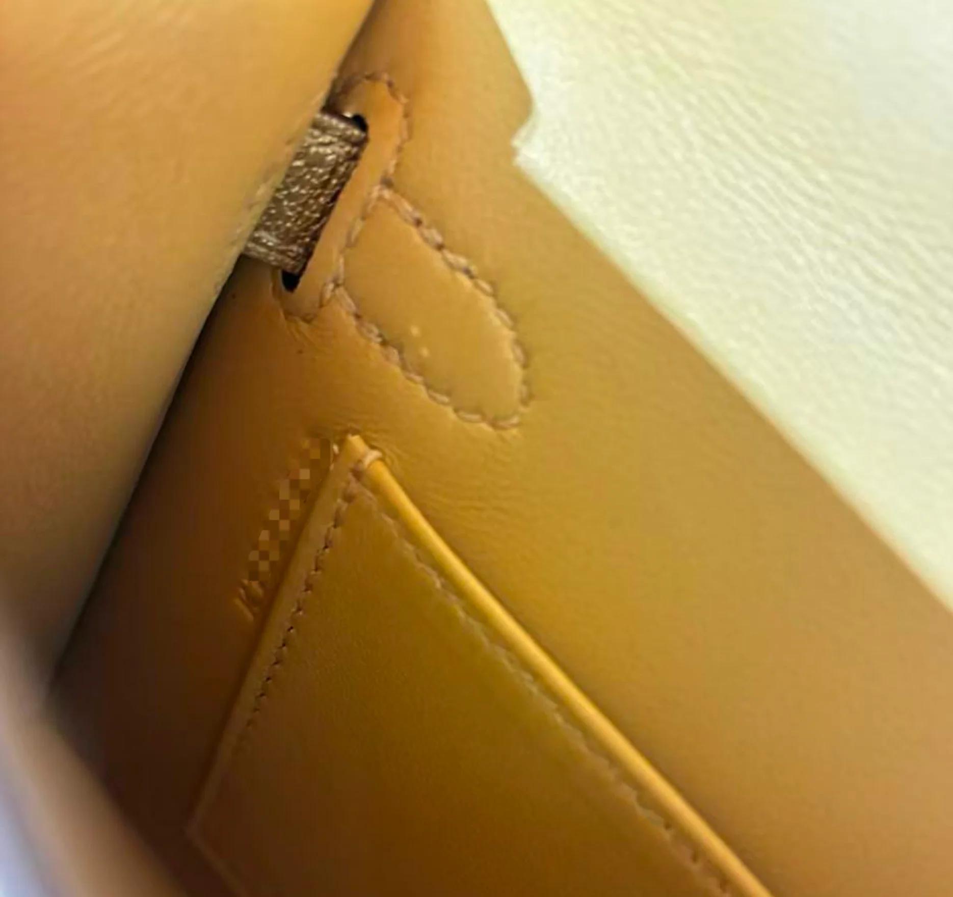 Brand New ( Rank N ) HERMÈS Mini Kelly II Dore (Y9) Chamkilight Permabrass hardware K (2025) - 21