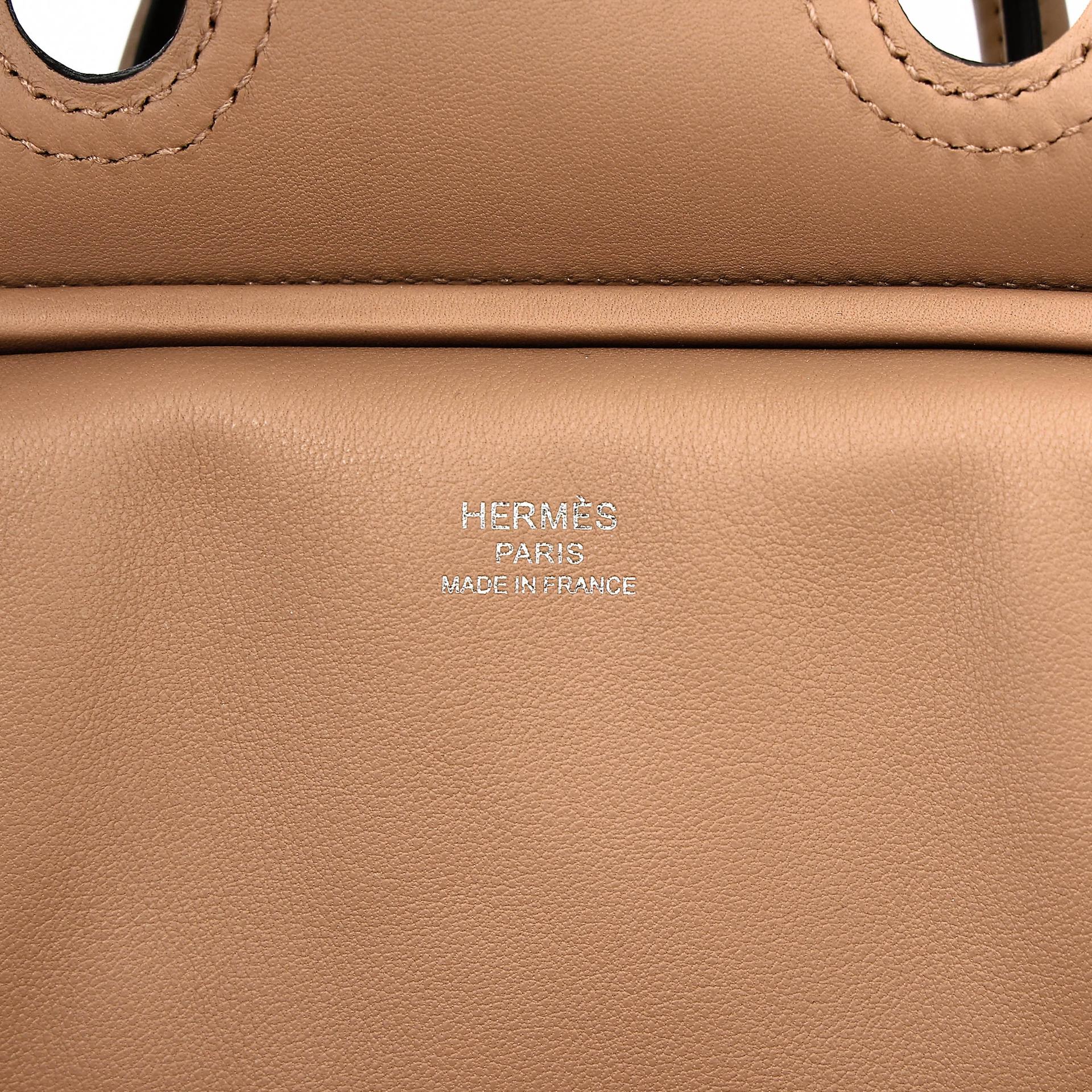 ランク SA HERMÈS エルメス 限定品 バーキン25カーゴ ジョーヌシトロン (9N) チャイ(0M) トワルゴエラン スイフト シルバー金具 W刻印 (2024) - 16