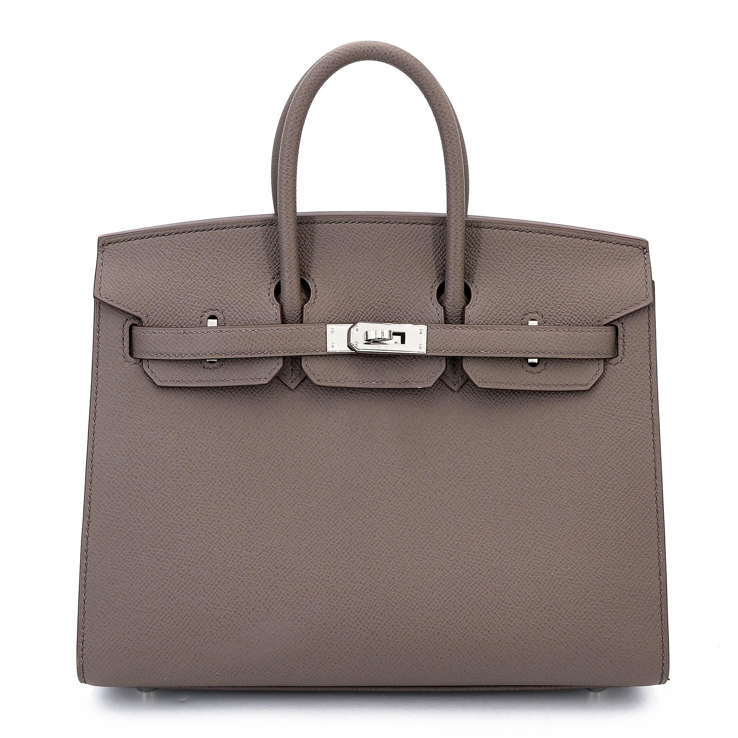 Birkin 25 Sellier Etain (8F)