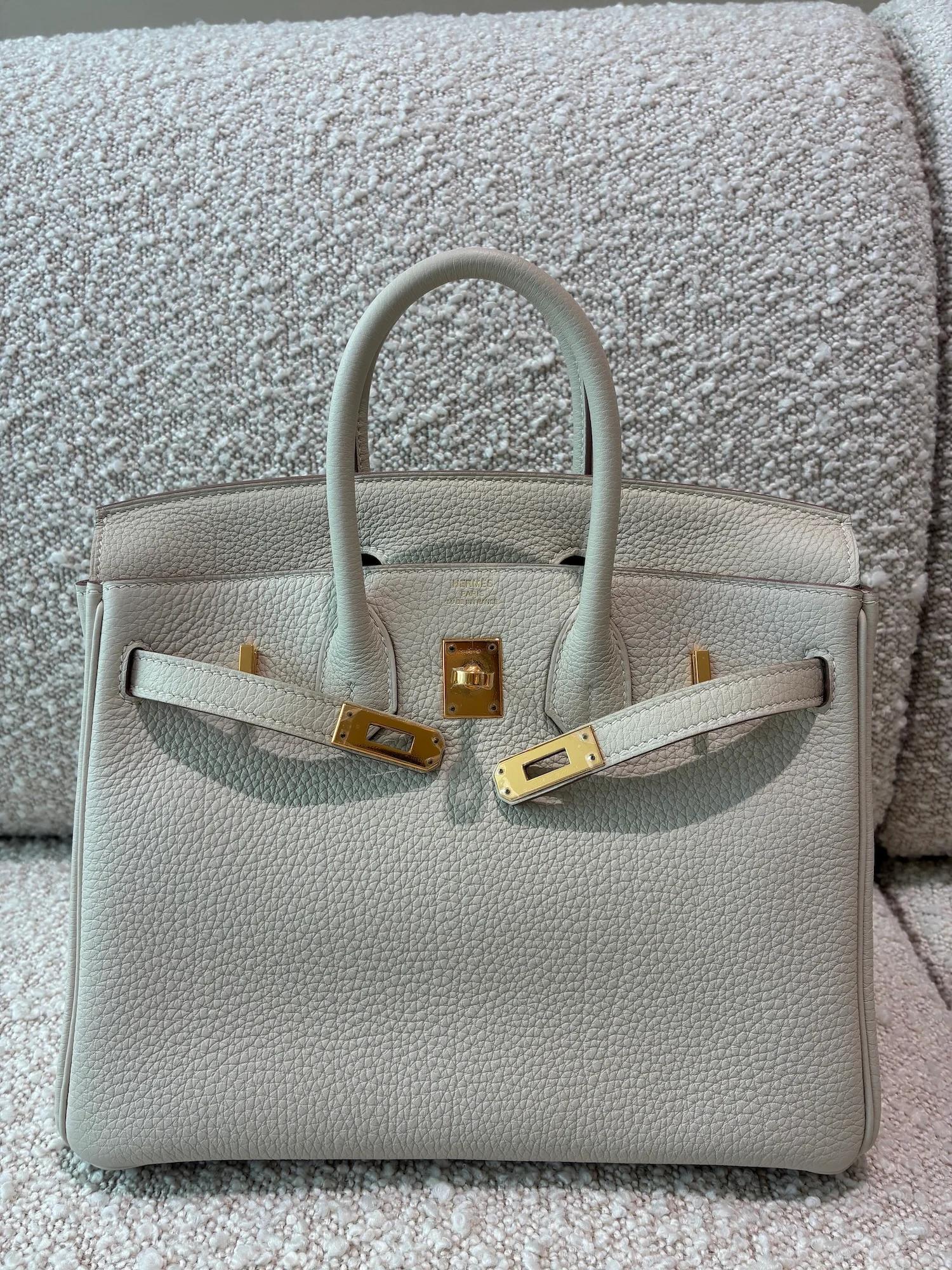 ランク NS 未使用品 HERMÈS エルメス バーキン25 クレ (10) トゴ ゴールド金具 Z刻印 (2021) - 3