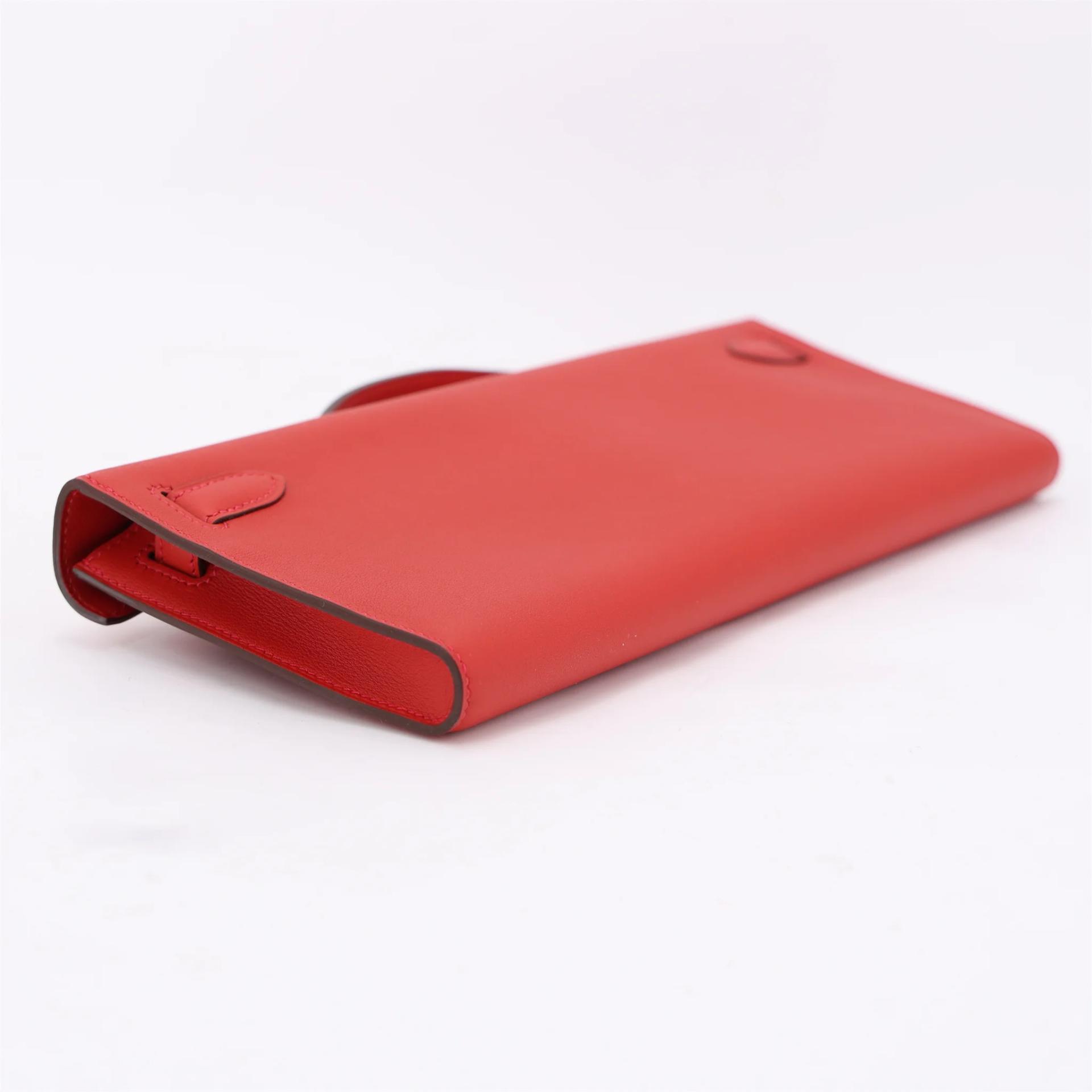 Unused ( Rank NS ) HERMÈS Kelly Cut Rouge Casaque (Q5) Swift Gold hardware X (2016) - 6