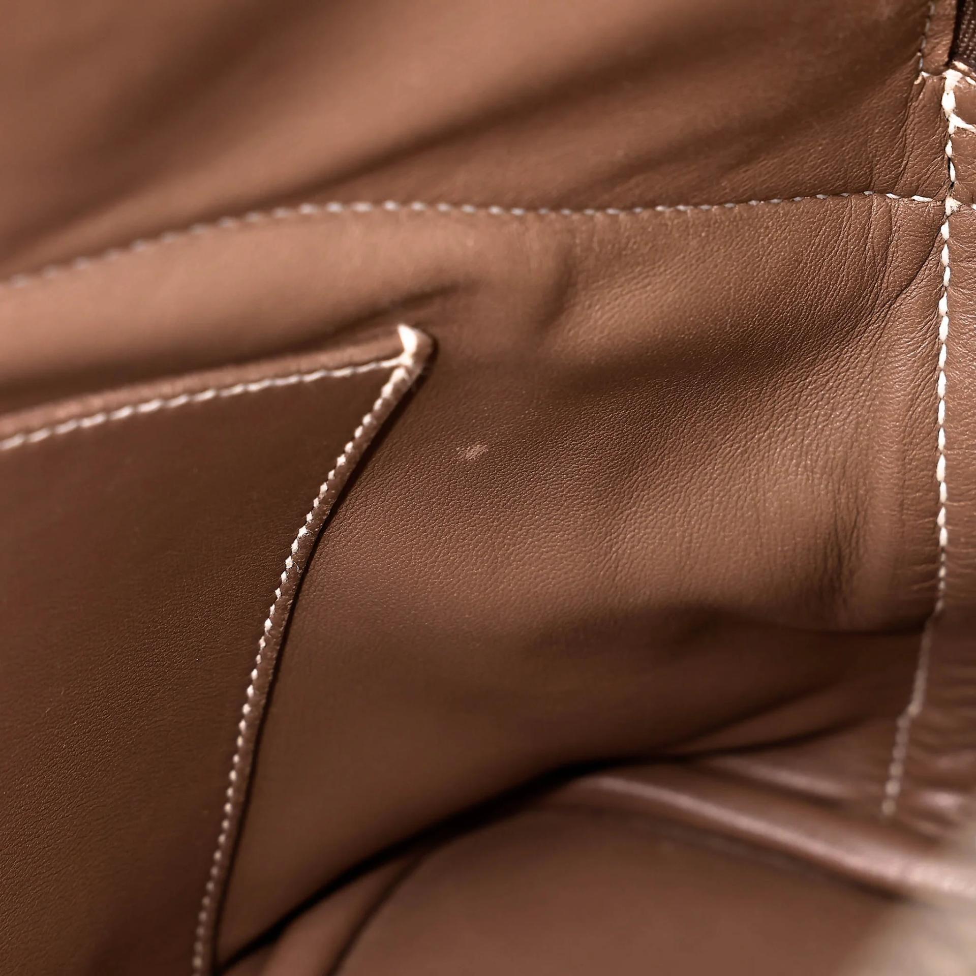 ランク AB HERMÈS エルメス ボリード31 エトゥープ (18) トリヨン シルバー金具 □L刻印 (2008) - 35