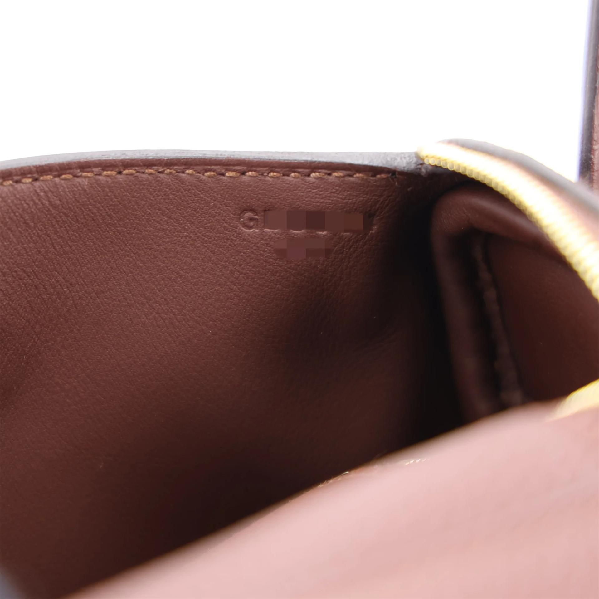 Brand New ( Rank N ) HERMÈS Mini Lindy II Terre (4D) Clemence Gold hardware G (2026) - 12