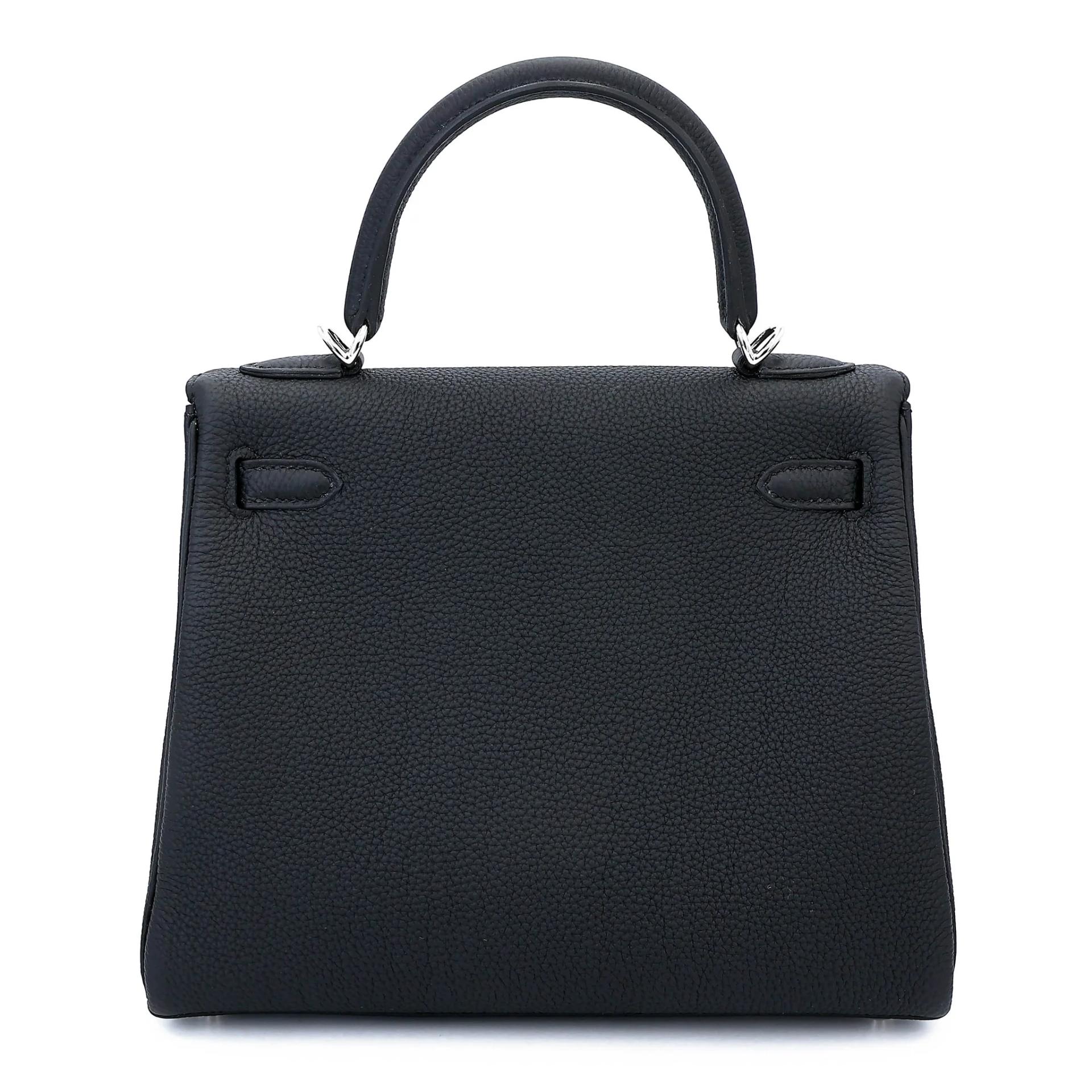 ランク N 新品 HERMÈS エルメス ケリー25 ブラック (89) トゴ シルバー金具 G刻印 (2026) - 2