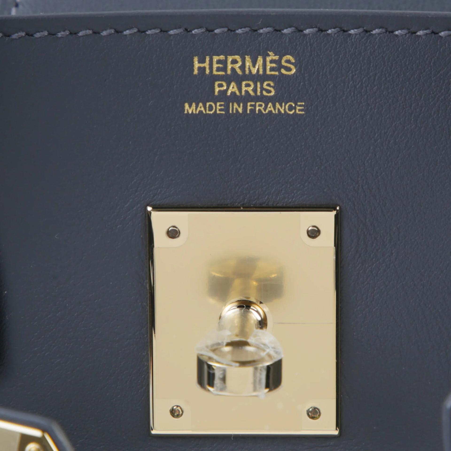 ランク N 新品 HERMÈS エルメス バーキン30 カラーマティック アルドワーズ (85) スイフト シャンパンゴールド金具 K刻印 (2025) - 9