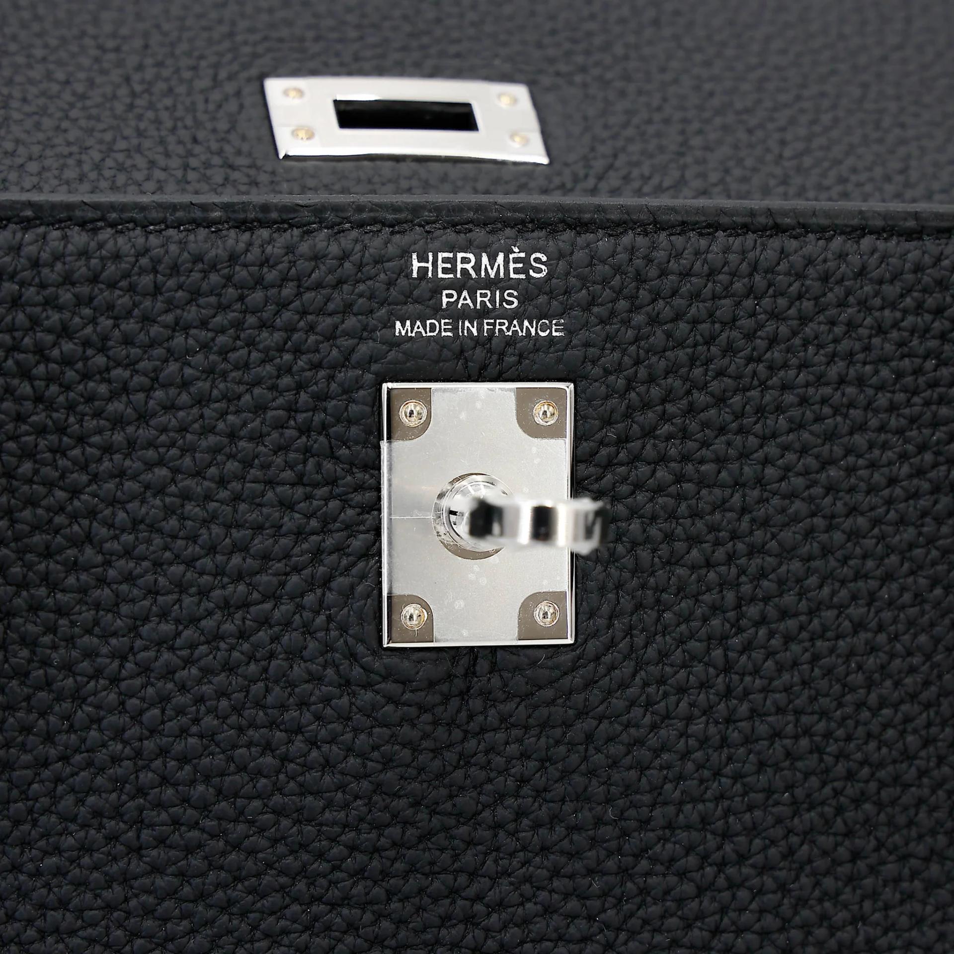 ランク N 新品 HERMÈS エルメス ケリー25 ブラック (89) トゴ シルバー金具 G刻印 (2026) - 13