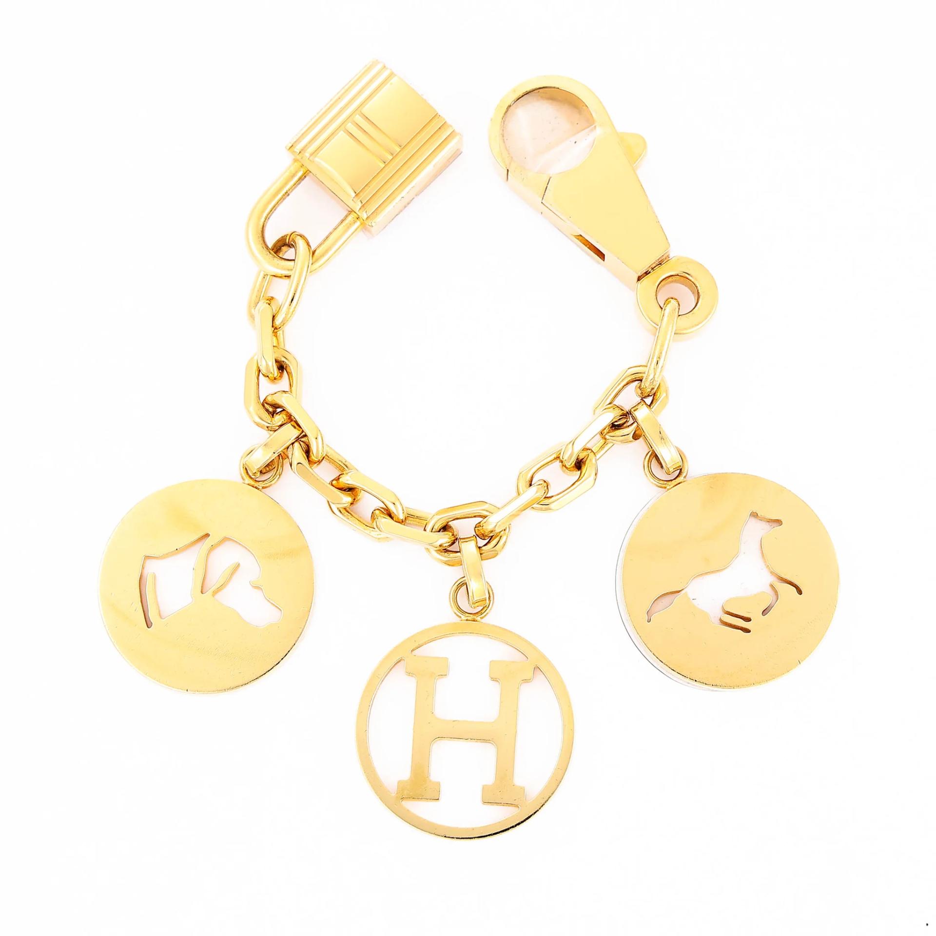 Breloque Olga bag charm Gold