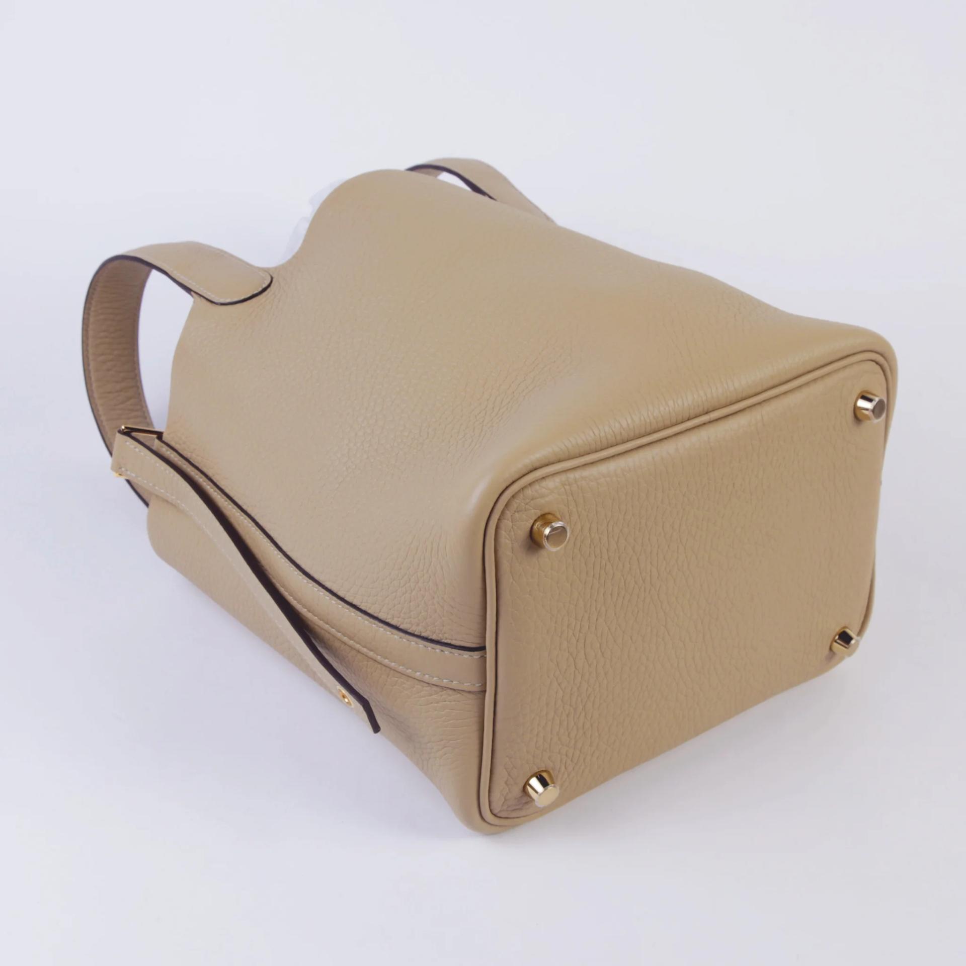 ランク N 新品 HERMÈS エルメス ピコタンロックPM トレンチ (S2) トリヨン ゴールド金具 K刻印 (2025) - 4
