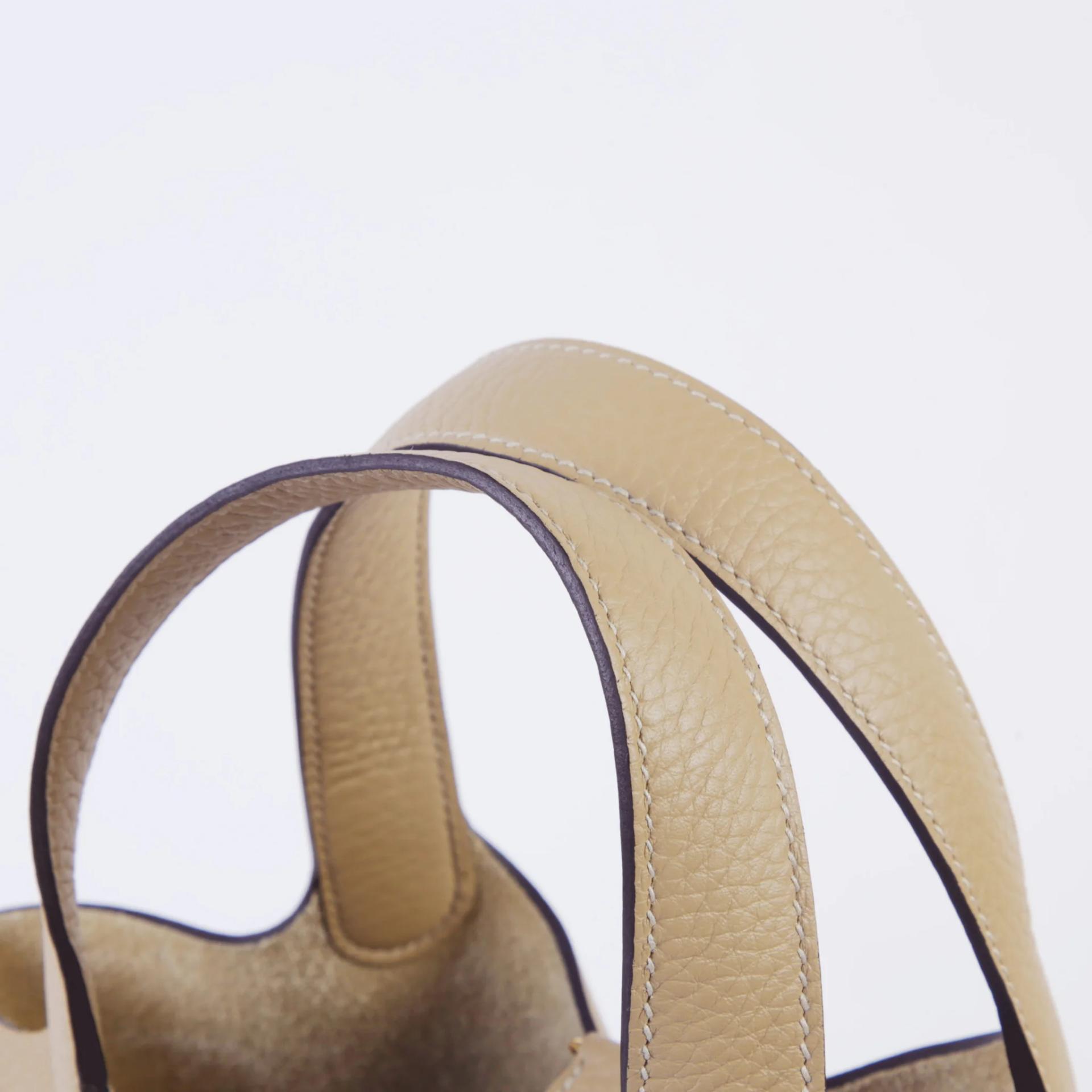 ランク N 新品 HERMÈS エルメス ピコタンロックPM トレンチ (S2) トリヨン ゴールド金具 K刻印 (2025) - 3