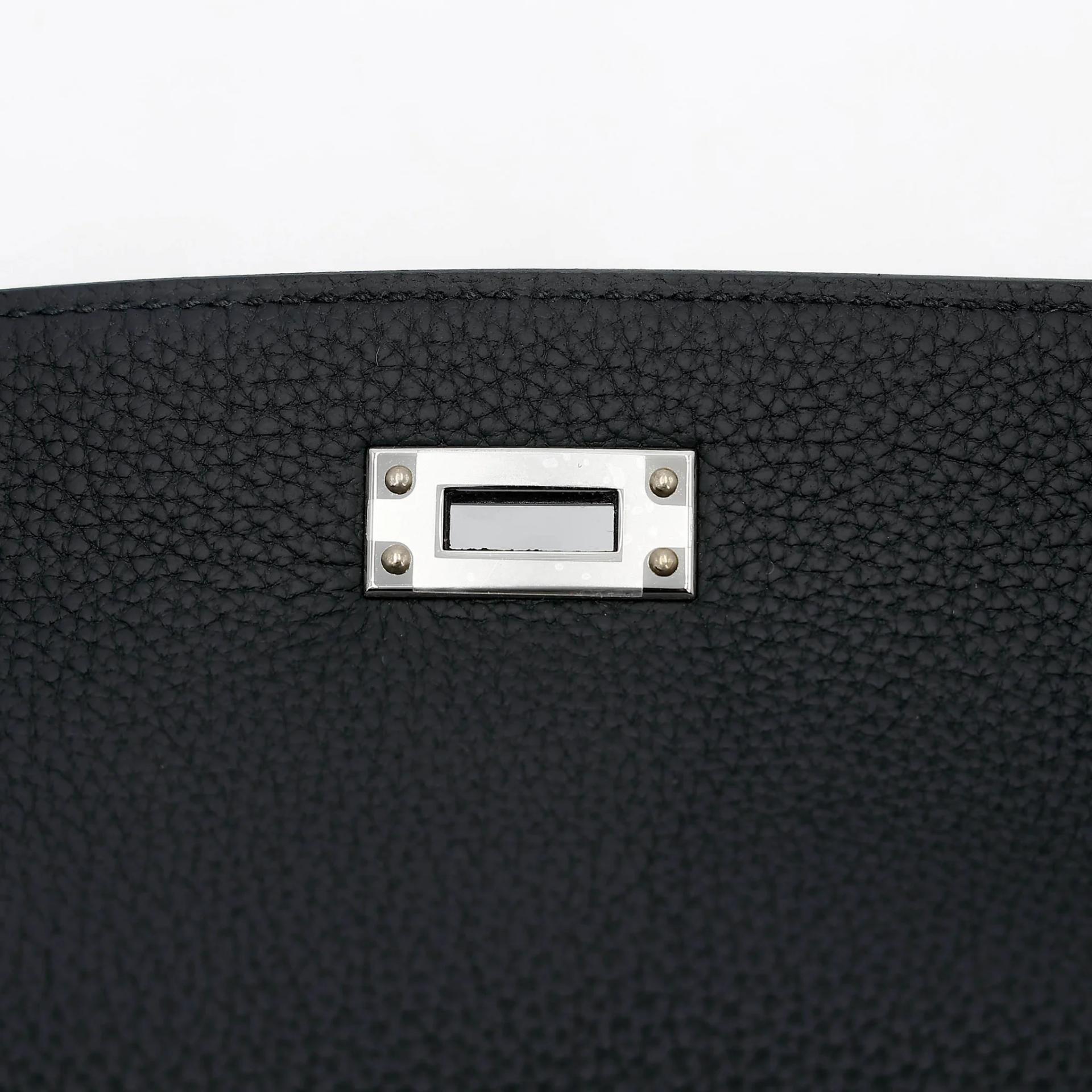 ランク N 新品 HERMÈS エルメス ケリー25 ブラック (89) トゴ シルバー金具 G刻印 (2026) - 11