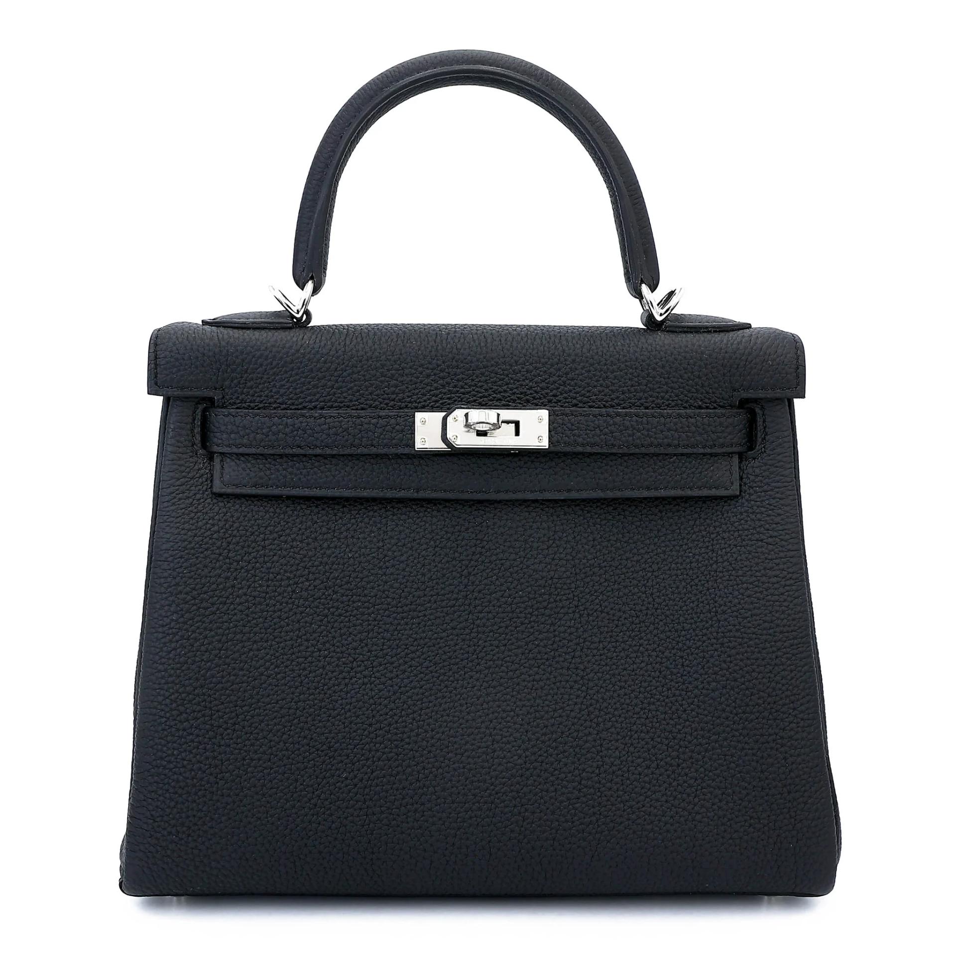 ランク N 新品 HERMÈS エルメス ケリー25 ブラック (89) トゴ シルバー金具 G刻印 (2026) - 1