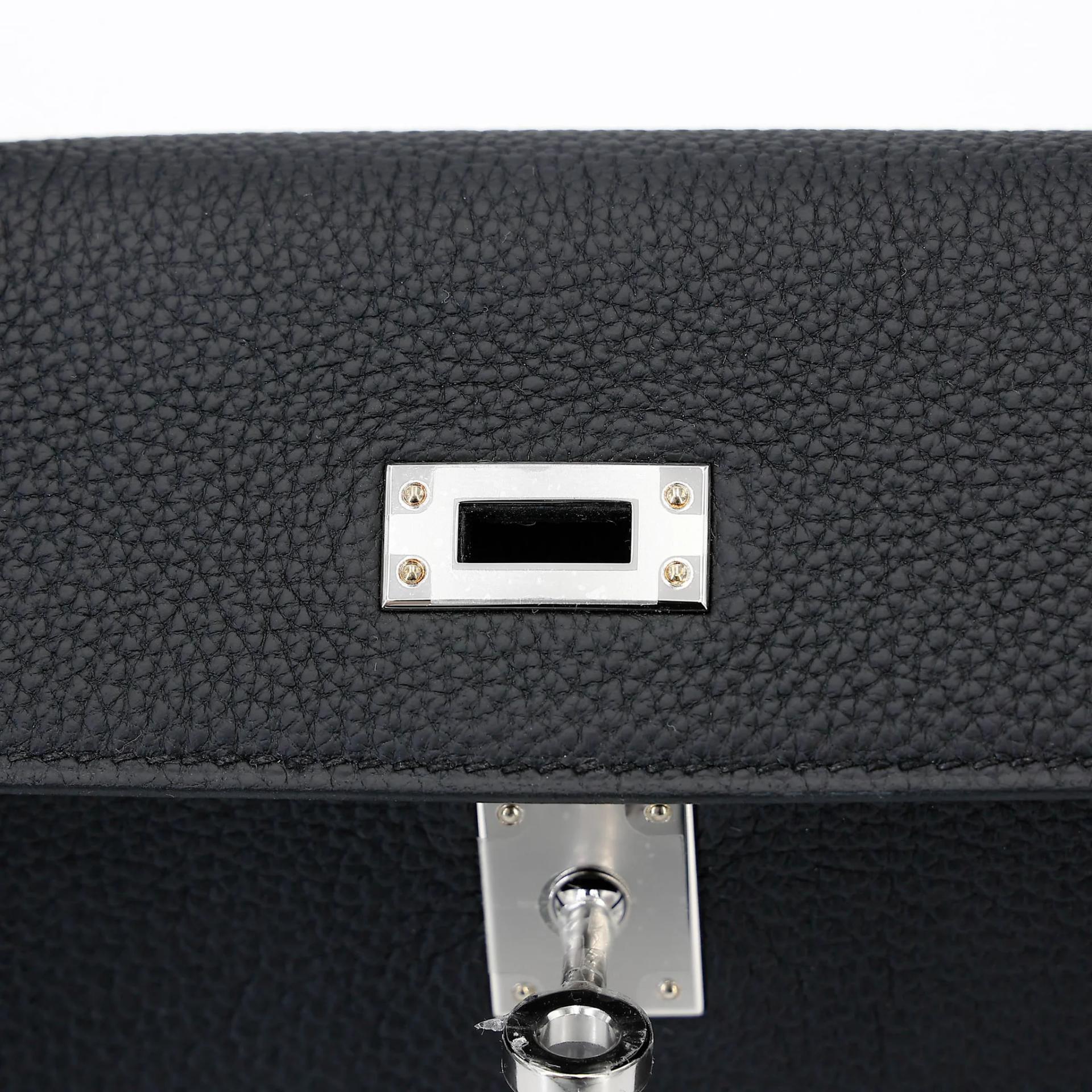 ランク N 新品 HERMÈS エルメス ケリー25 ブラック (89) トゴ シルバー金具 G刻印 (2026) - 10