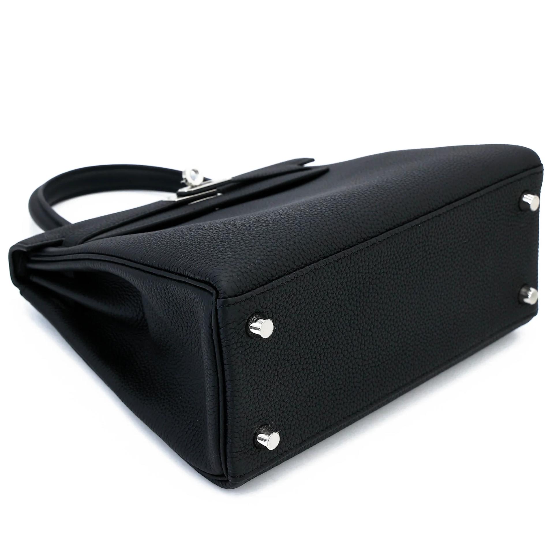 ランク N 新品 HERMÈS エルメス ケリー25 ブラック (89) トゴ シルバー金具 G刻印 (2026) - 5