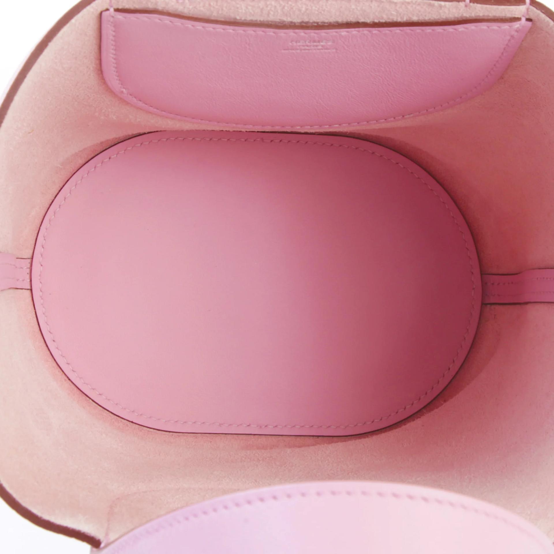 Excellent ( Rank SA ) HERMÈS In-The-Loop 18 Mauve Sylvestre (X9) Clemence Swift Palladium hardware B (2023) - 10