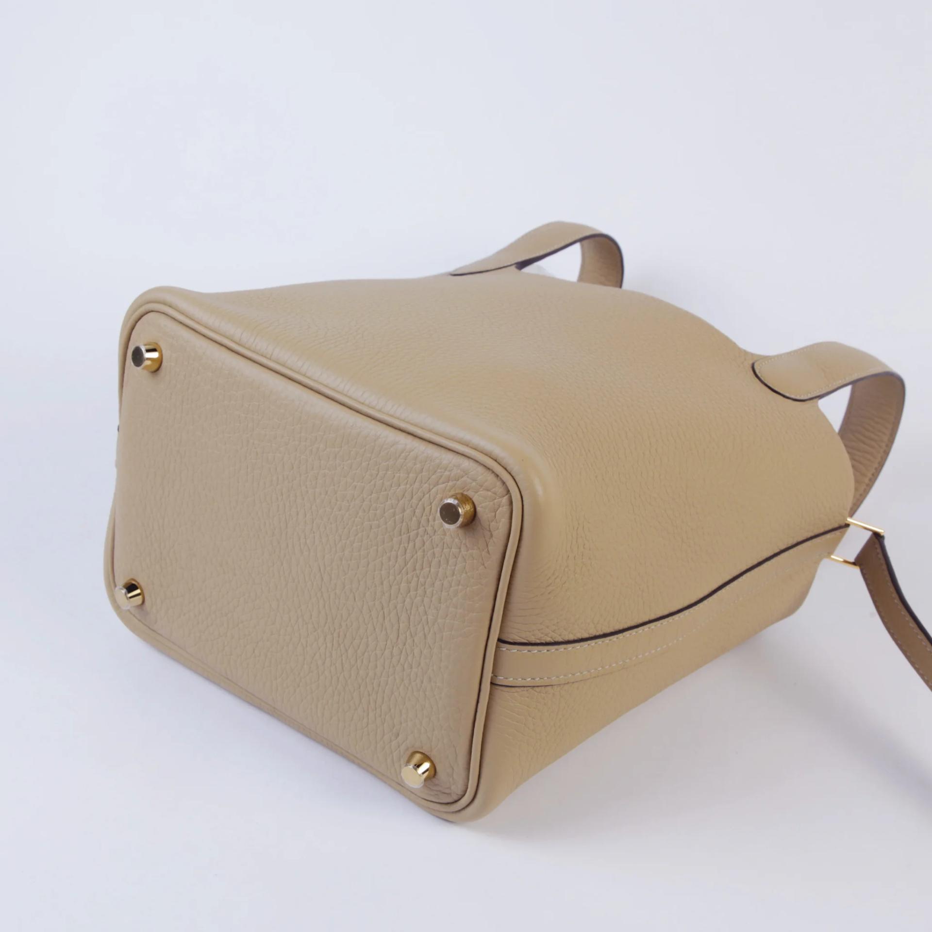 ランク N 新品 HERMÈS エルメス ピコタンロックPM トレンチ (S2) トリヨン ゴールド金具 K刻印 (2025) - 7
