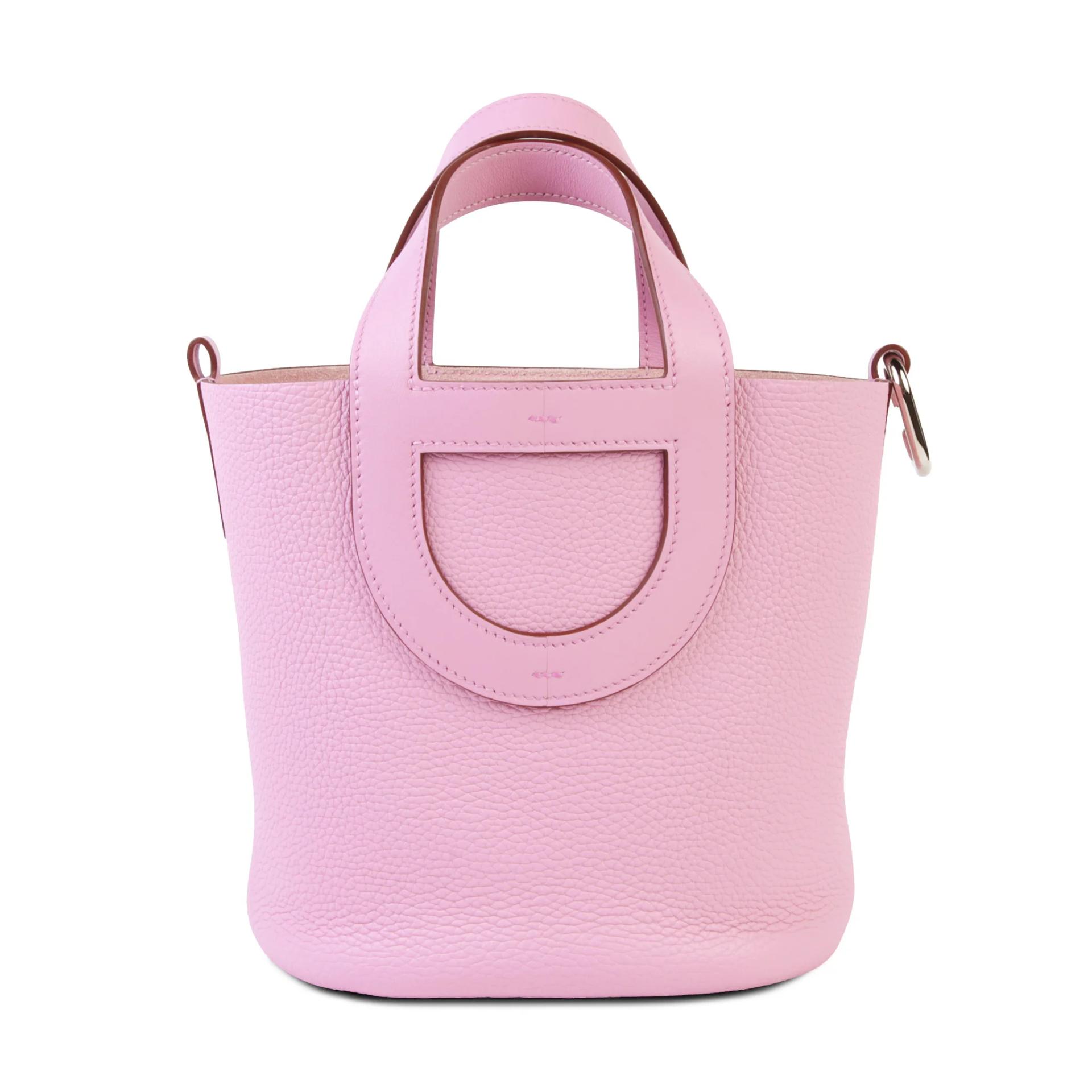 Excellent ( Rank SA ) HERMÈS In-The-Loop 18 Mauve Sylvestre (X9) Clemence Swift Palladium hardware B (2023) - 1