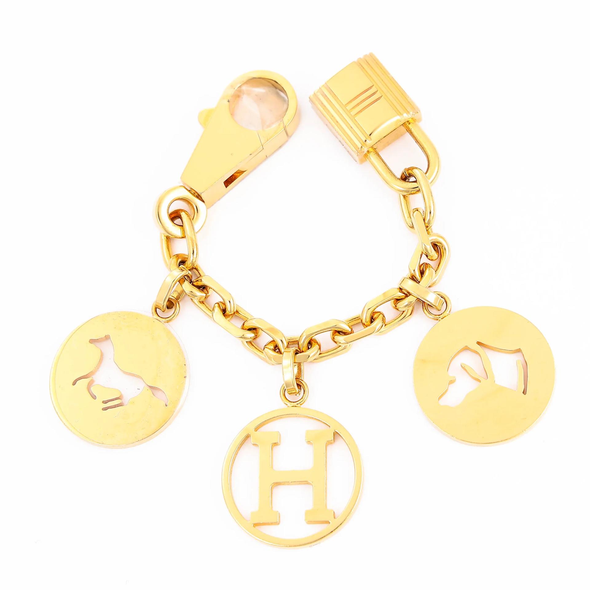 Breloque Olga bag charm Gold