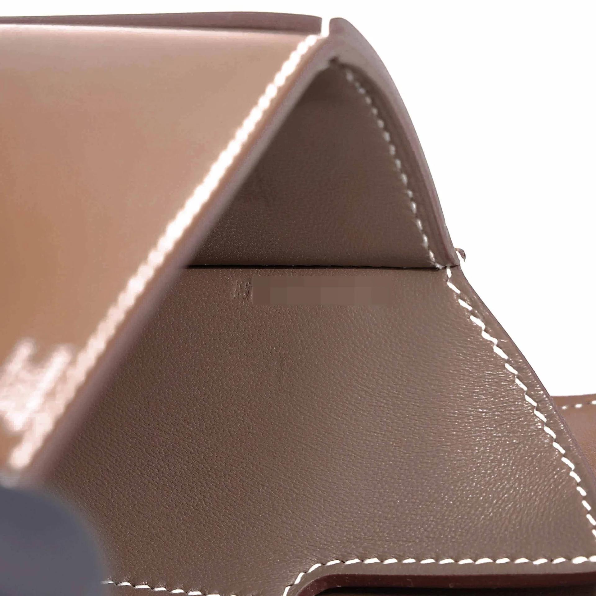 ランク NS 未使用品 HERMÈS エルメス デッラカヴァレリア ミニ エトゥープ (18) タデラクト シルバー金具 B刻印 (2023) - 12